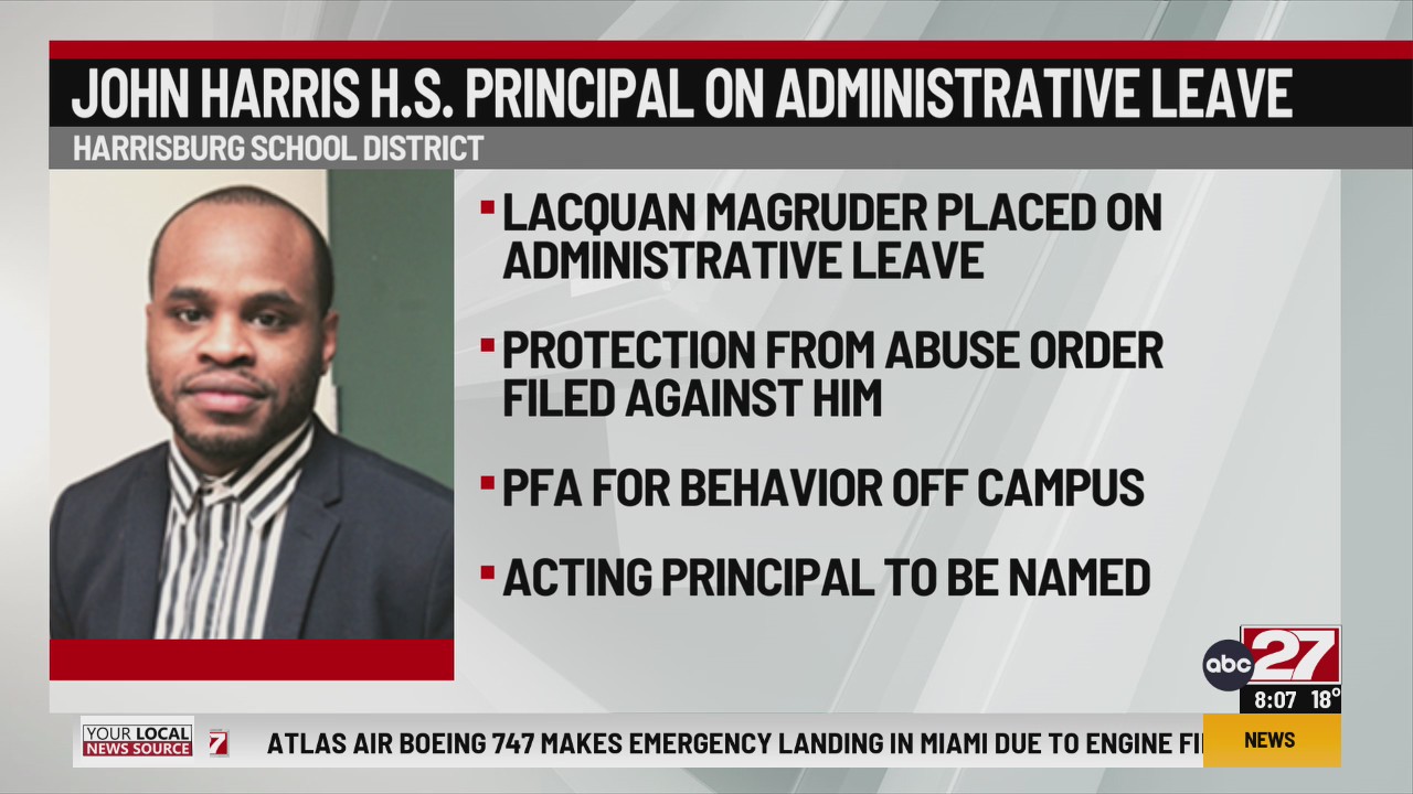 Harrisburg high school principal put on administrative leave – ABC27