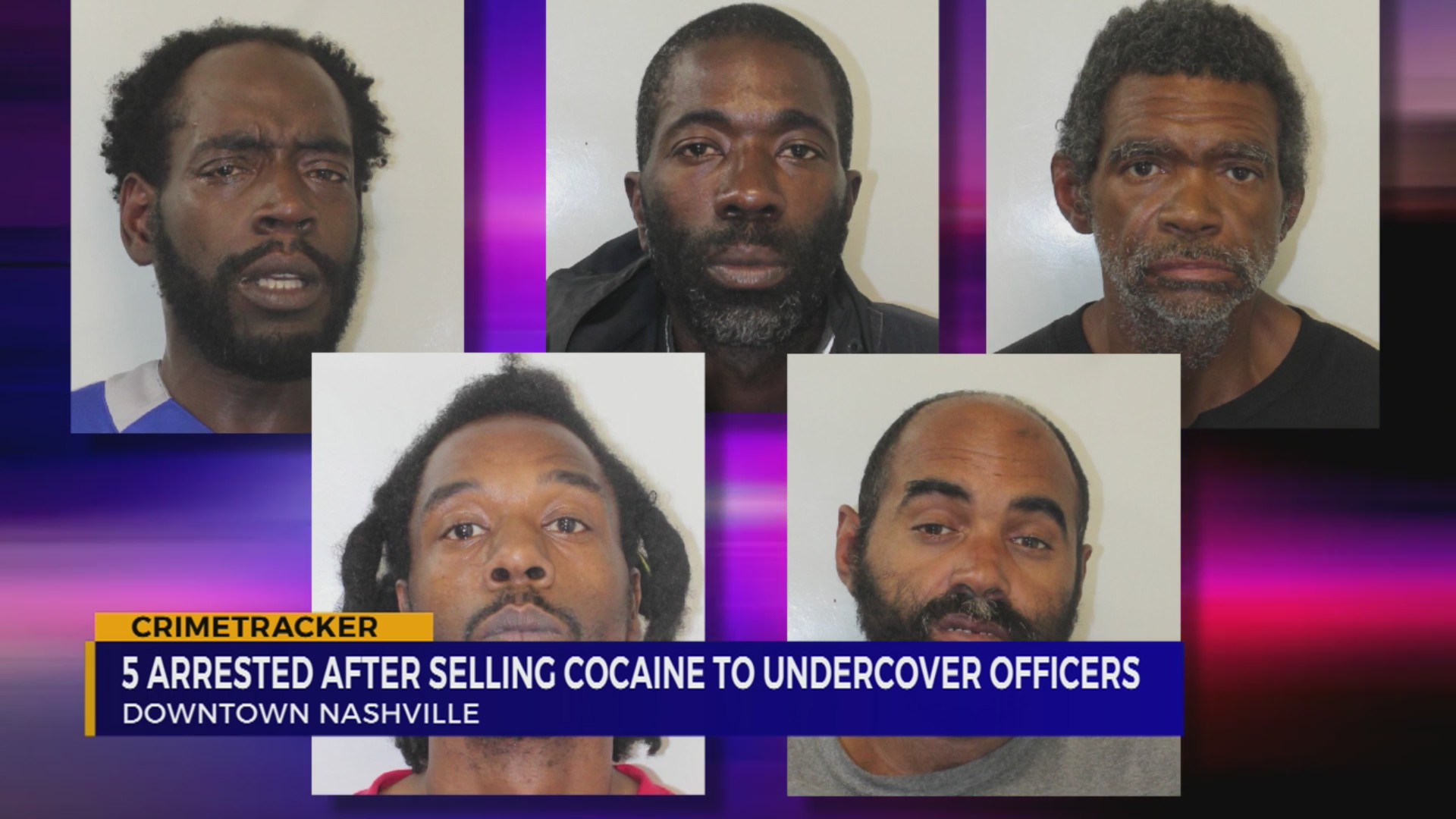5 arrested after selling cocaine to undercover officers – WKRN News 2