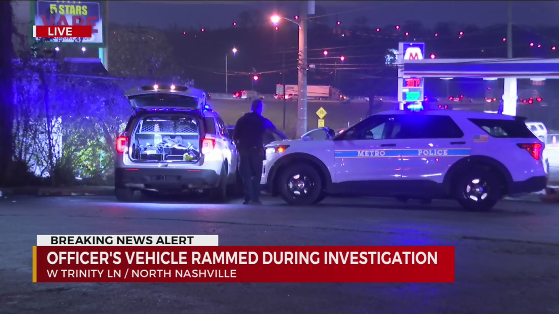 Metro police car rammed during stolen-vehicle investigation – WKRN News 2