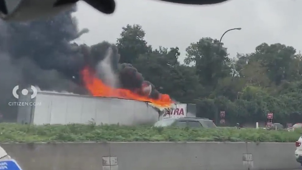 LIE reopens after truck fire shuts down both lanes near exit 36: Police ...