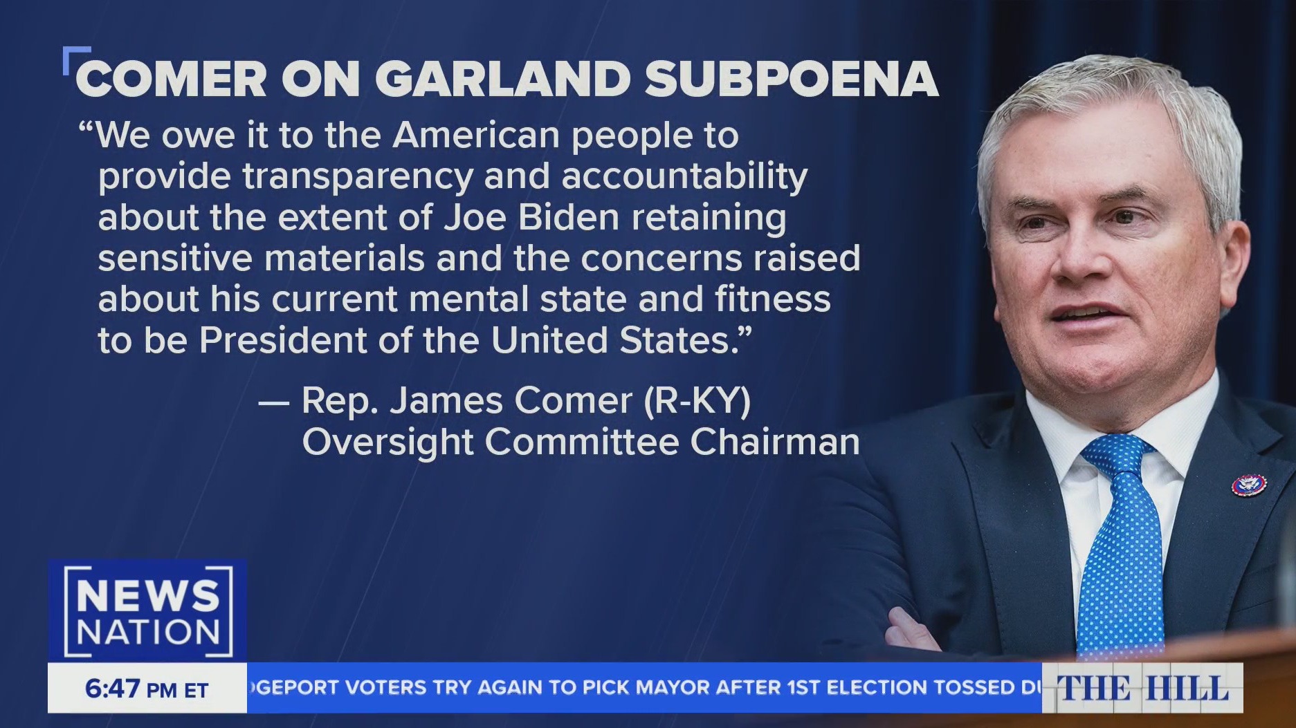 House GOP subpoenas DOJ for Biden interview documents | The Hill ...