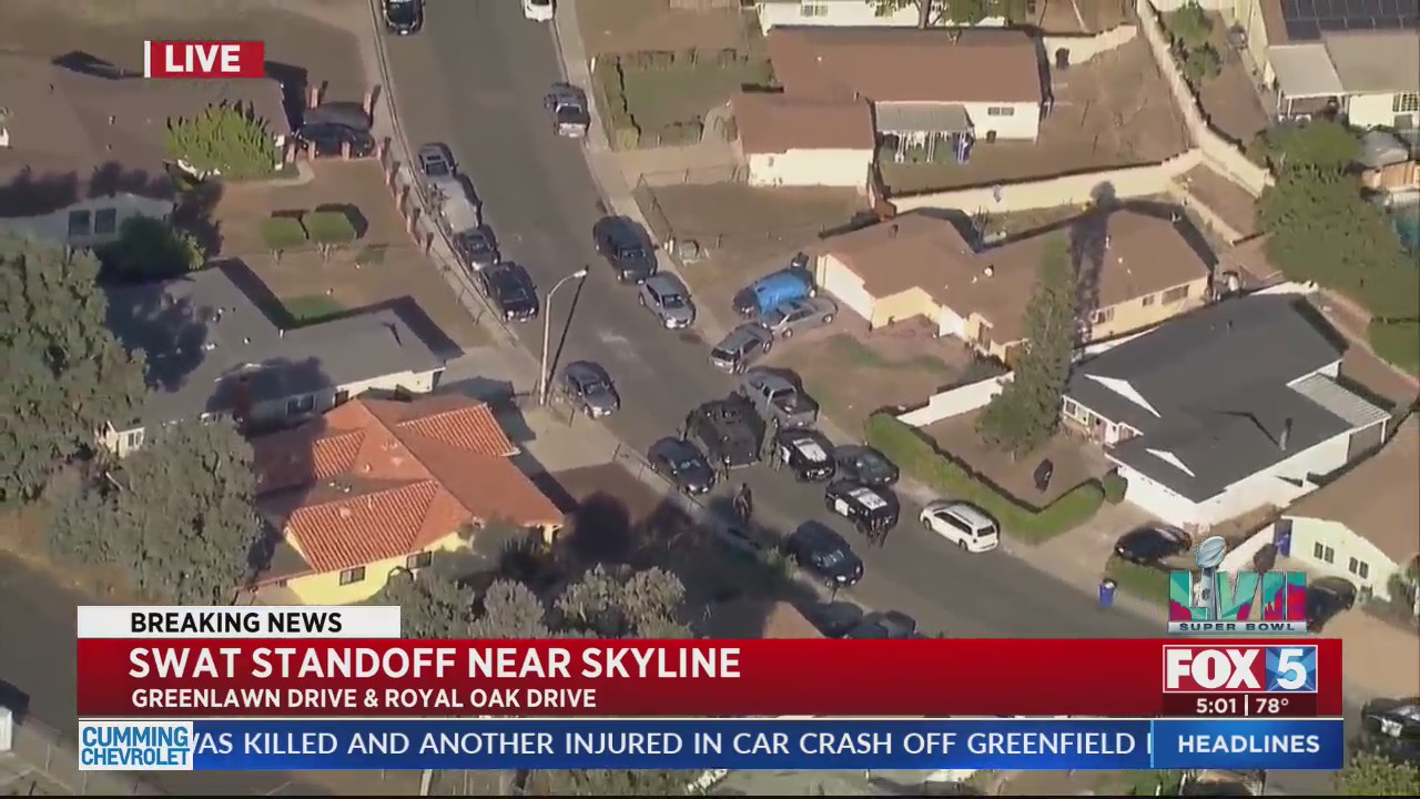 SWAT Standoff Reported Near Skyline – FOX 5 San Diego & KUSI News