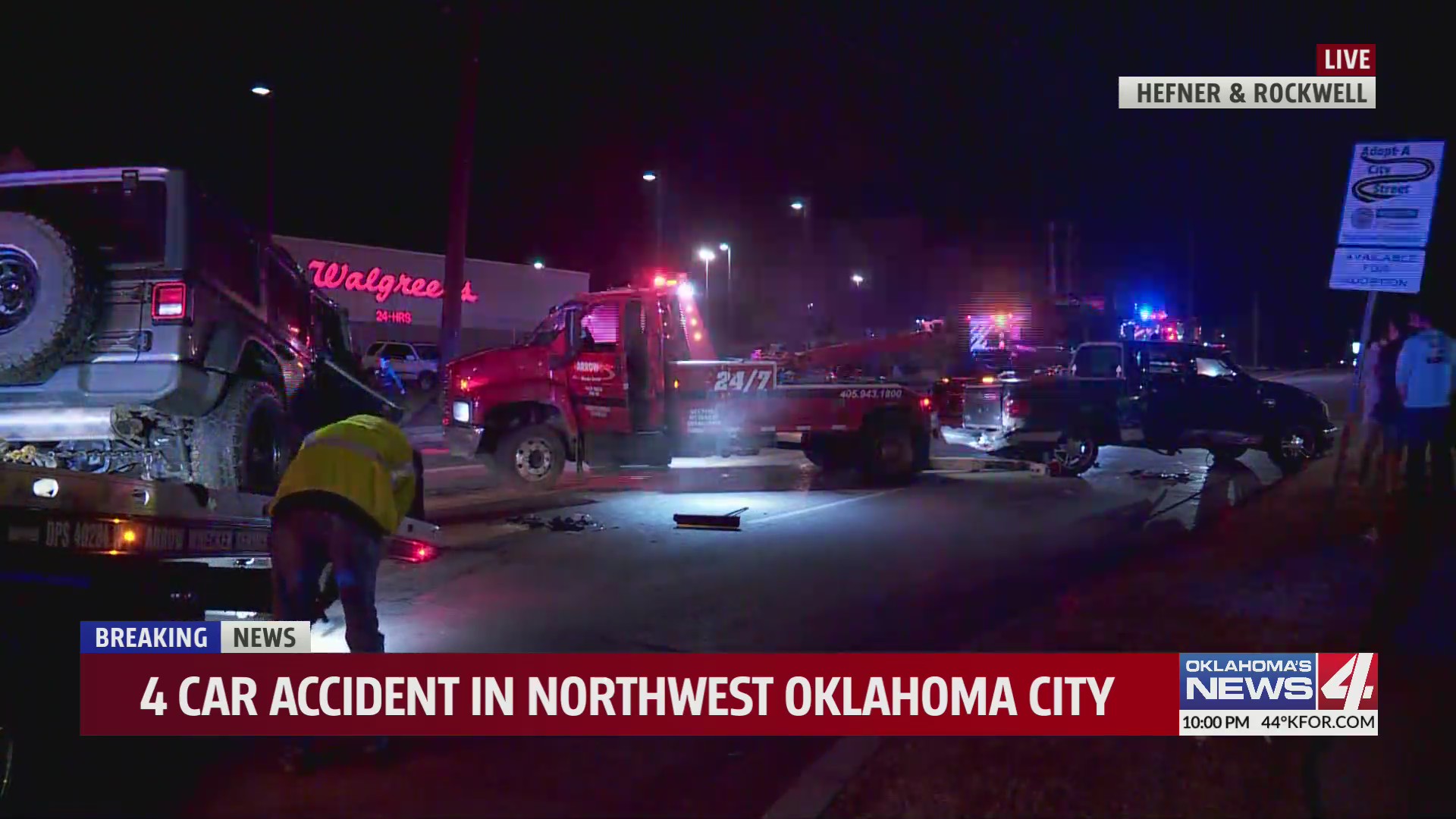 4 car accident in northwest Oklahoma City – KFOR.com Oklahoma City