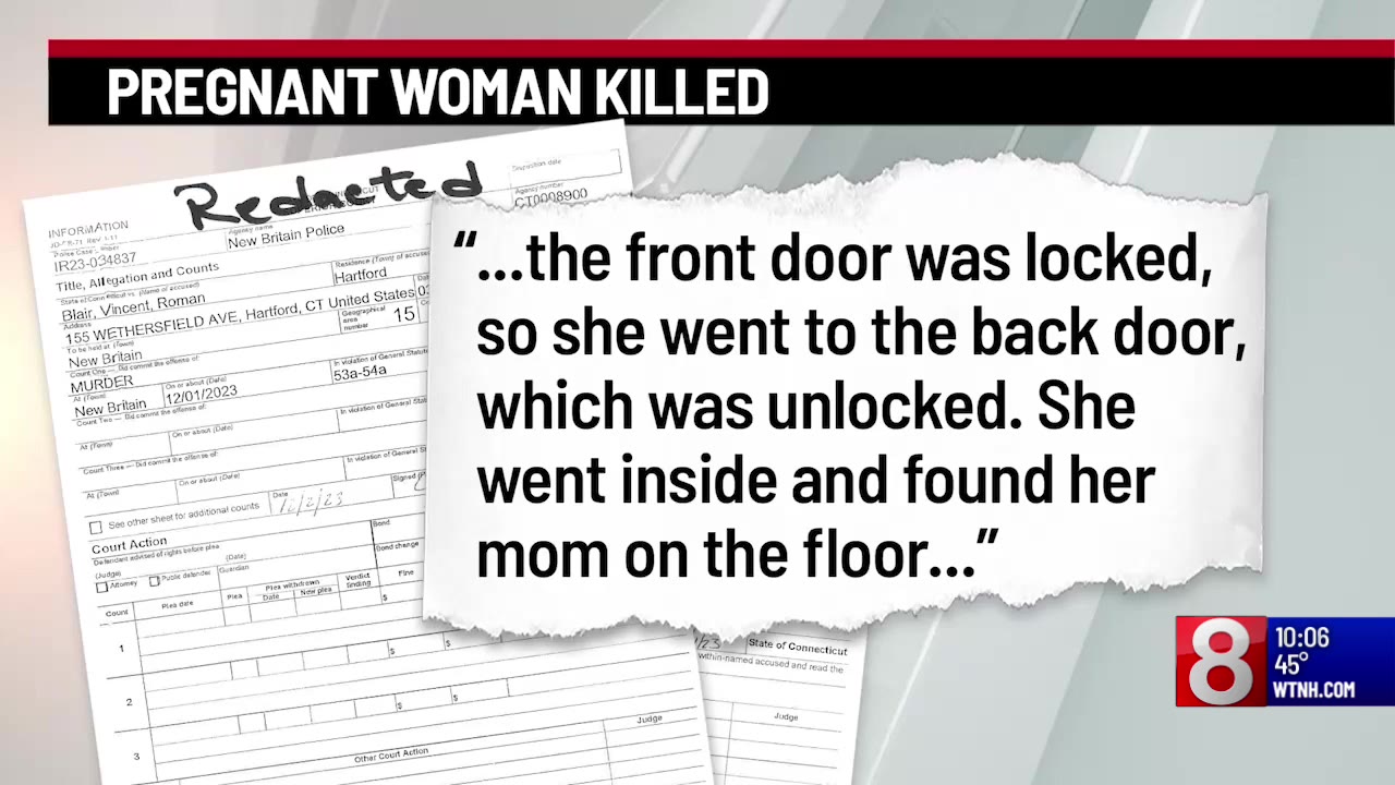 Suspect accused of fatally shooting pregnant New Britain woman appears ...