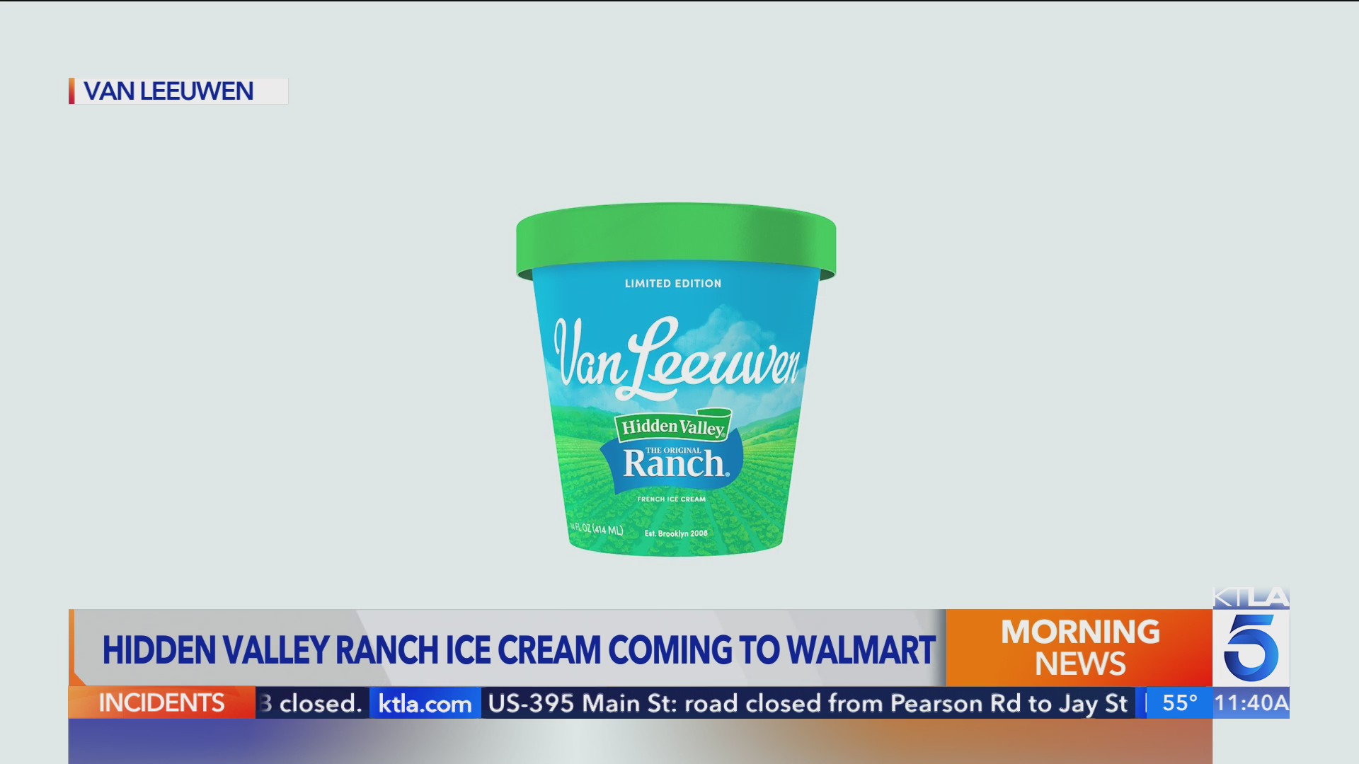 Hidden Valley Ranch ice cream to debut at Walmart locations nationwide
