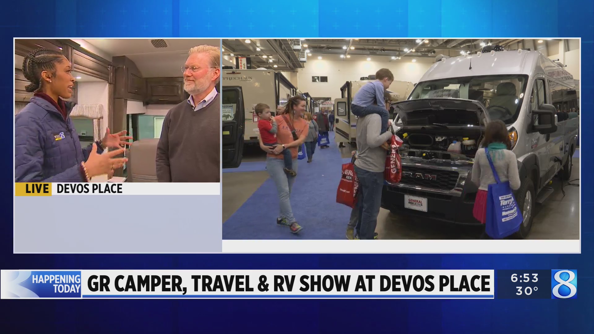 Over 300 RVs on display at Camper, Travel & RV show in Grand Rapids ...