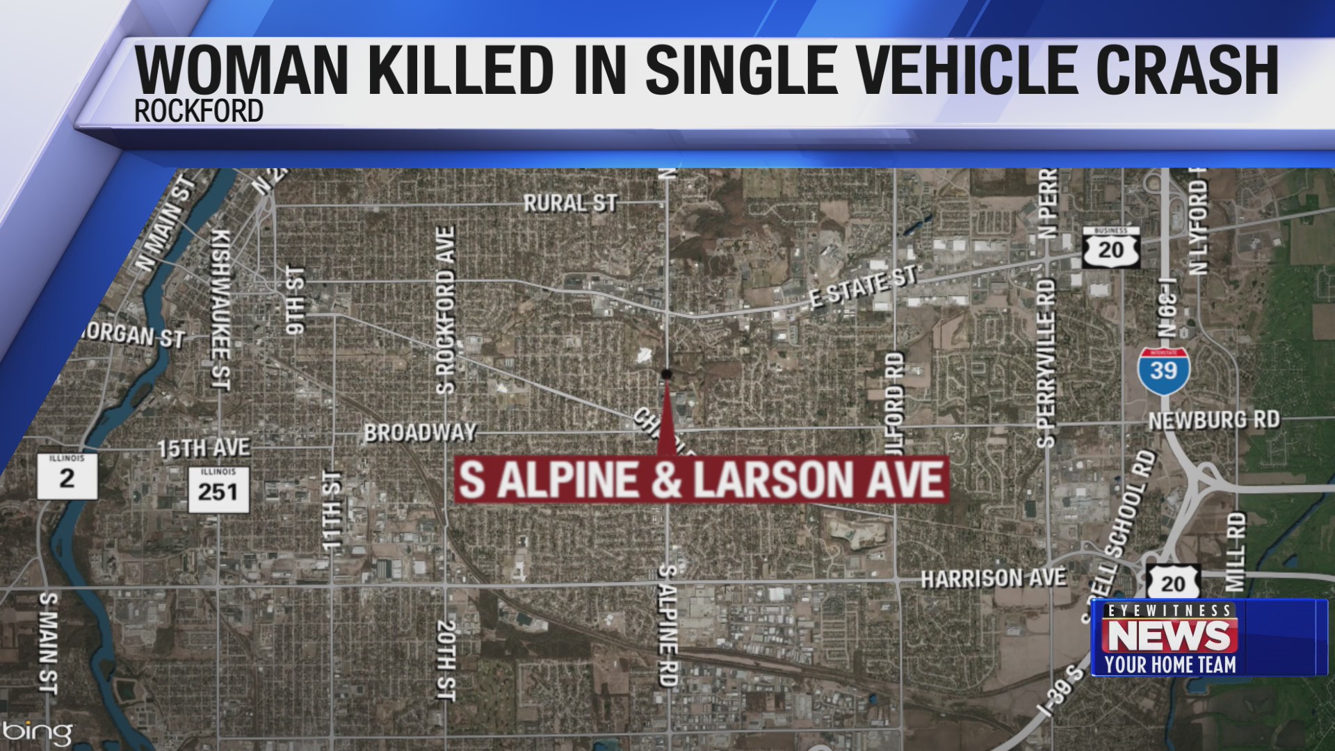 Rockford woman ejected from car, dies after hitting tree – MyStateline