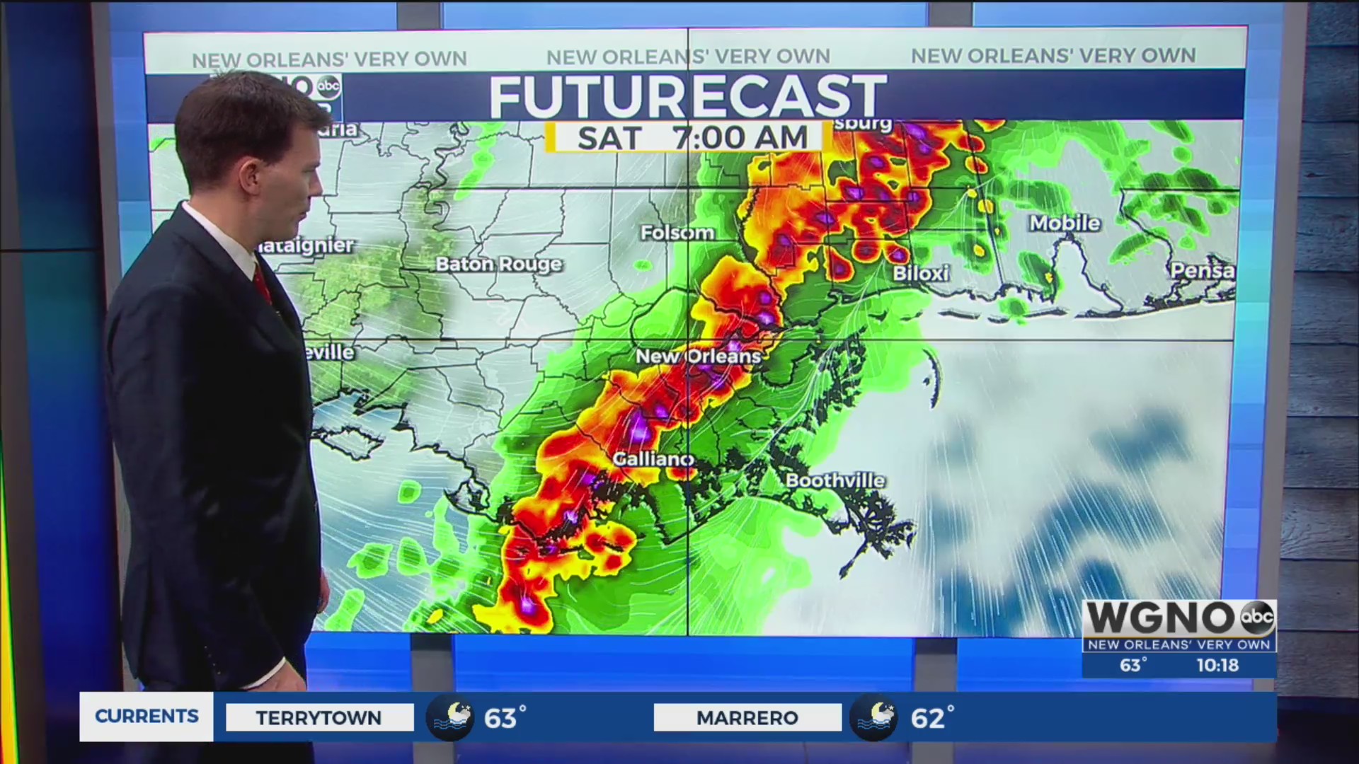 Morning storms then drying out – WGNO