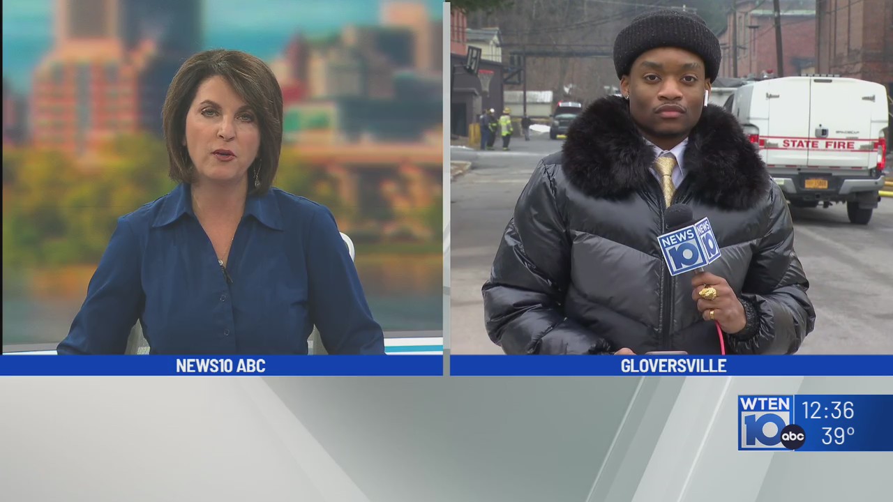 Crews contain massive fire at Gloversville storage plant NEWS10 ABC