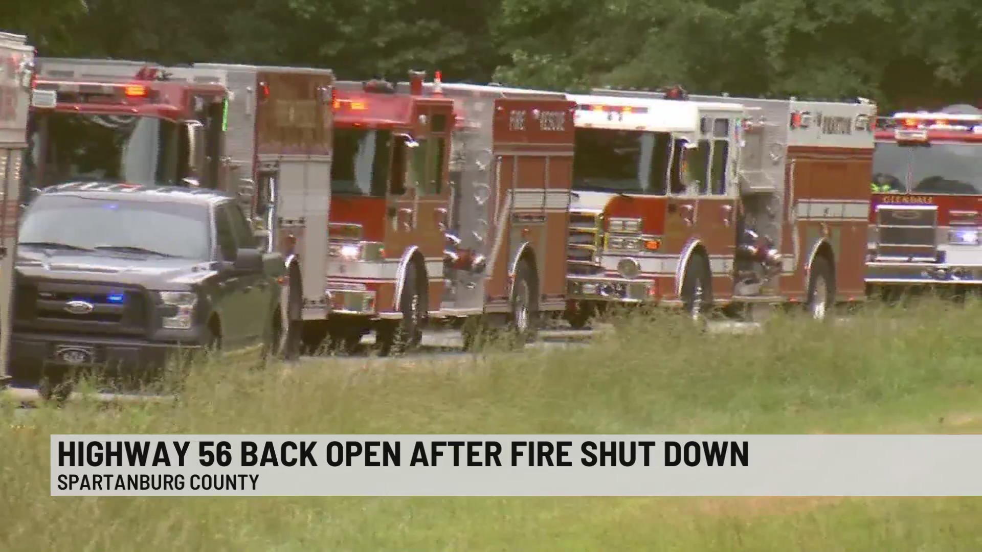 Crews battle large structure fire in Spartanburg Co. – WSPA 7NEWS