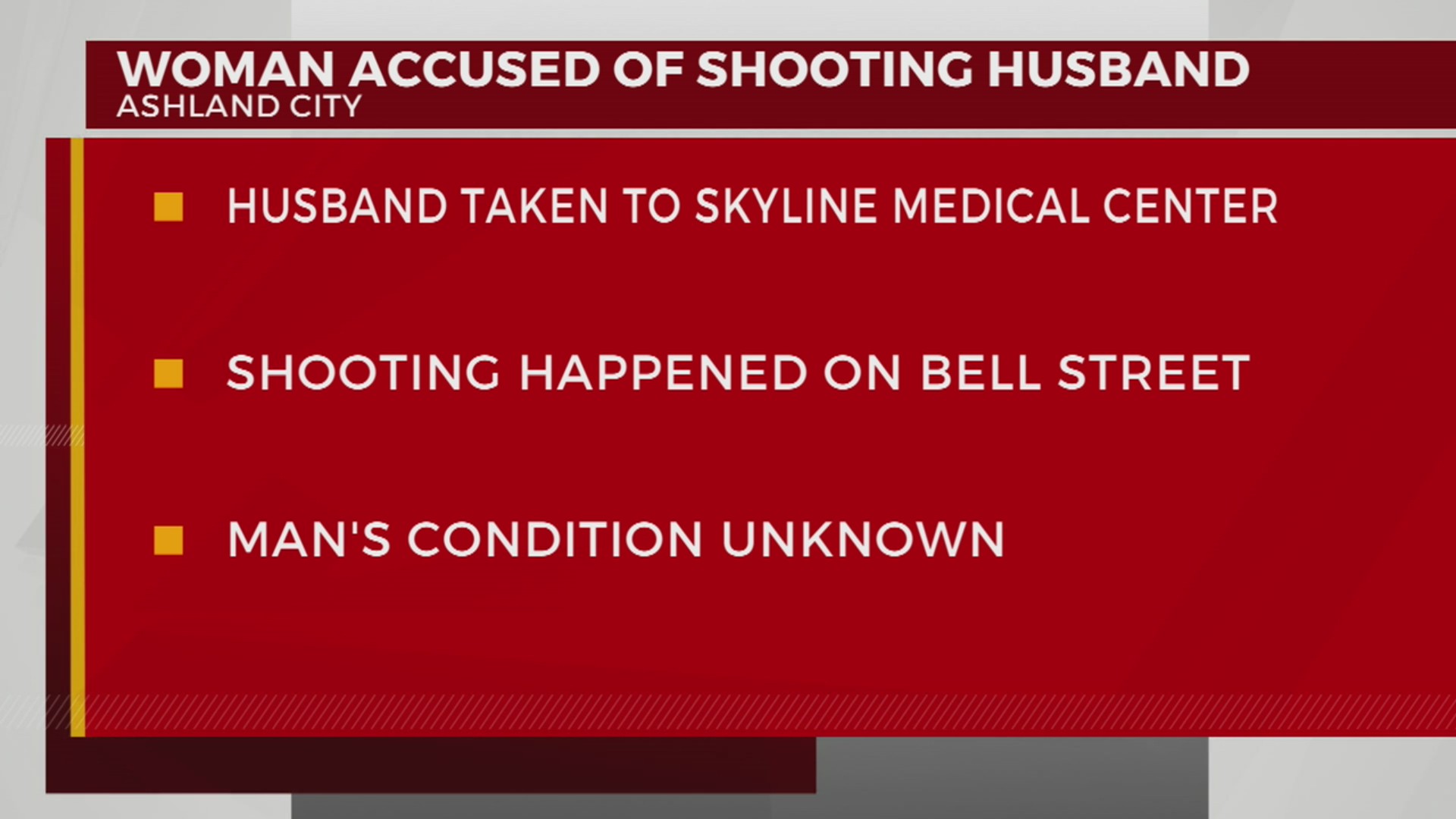 Woman accused of shooting husband – WKRN News 2