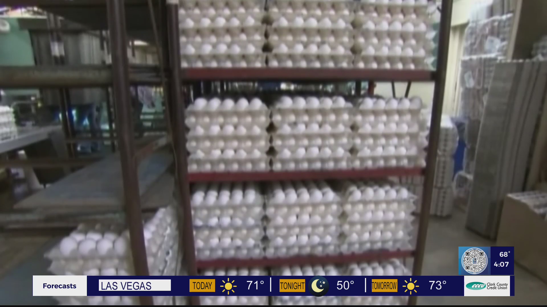 ‘Are the chickens on strike?’ Egg shortage impacts Las Vegas businesses