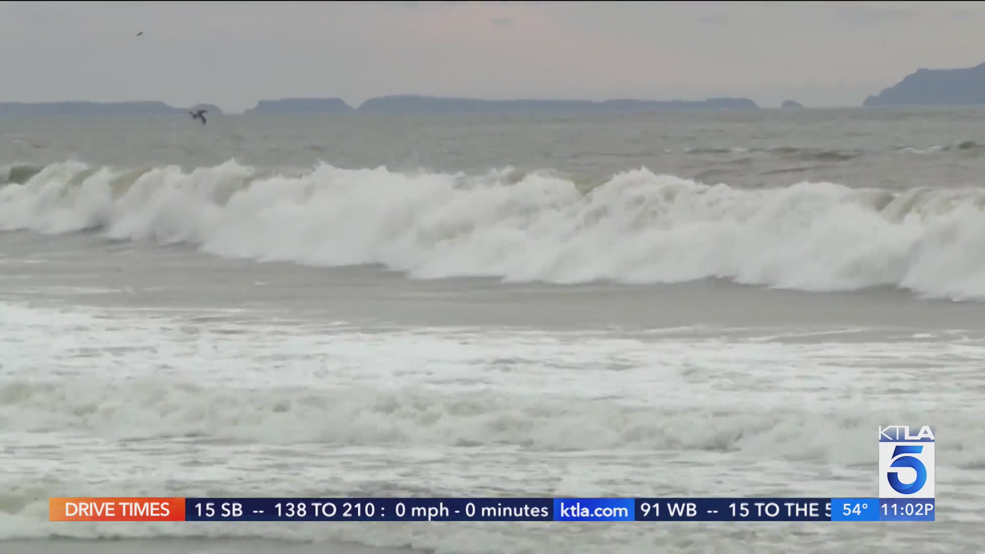 Flood advisory issued as high surf pounds SoCal coast KTLA