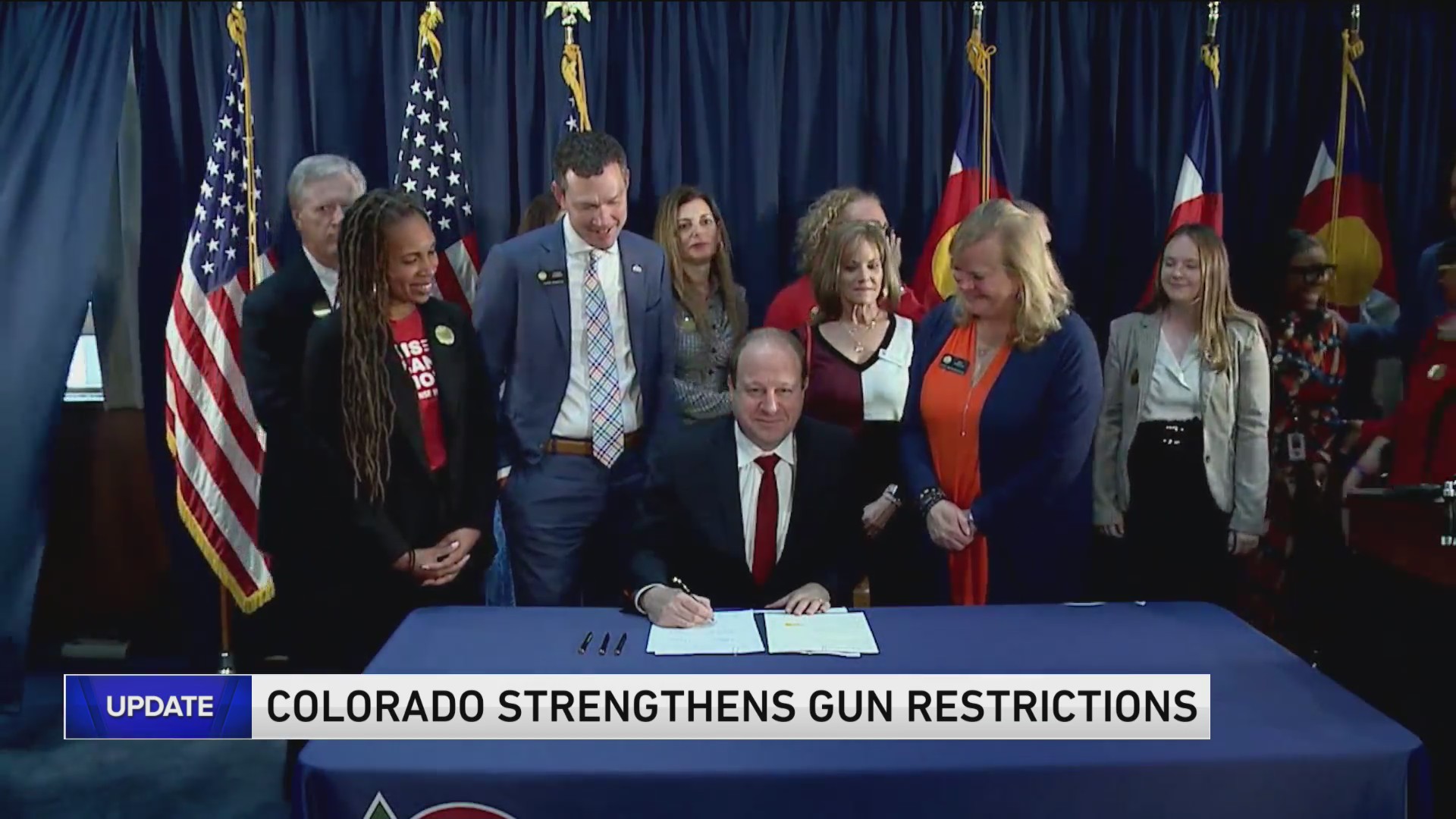 Colorado governor signs 4 gun control bills after massacre – WGN-TV