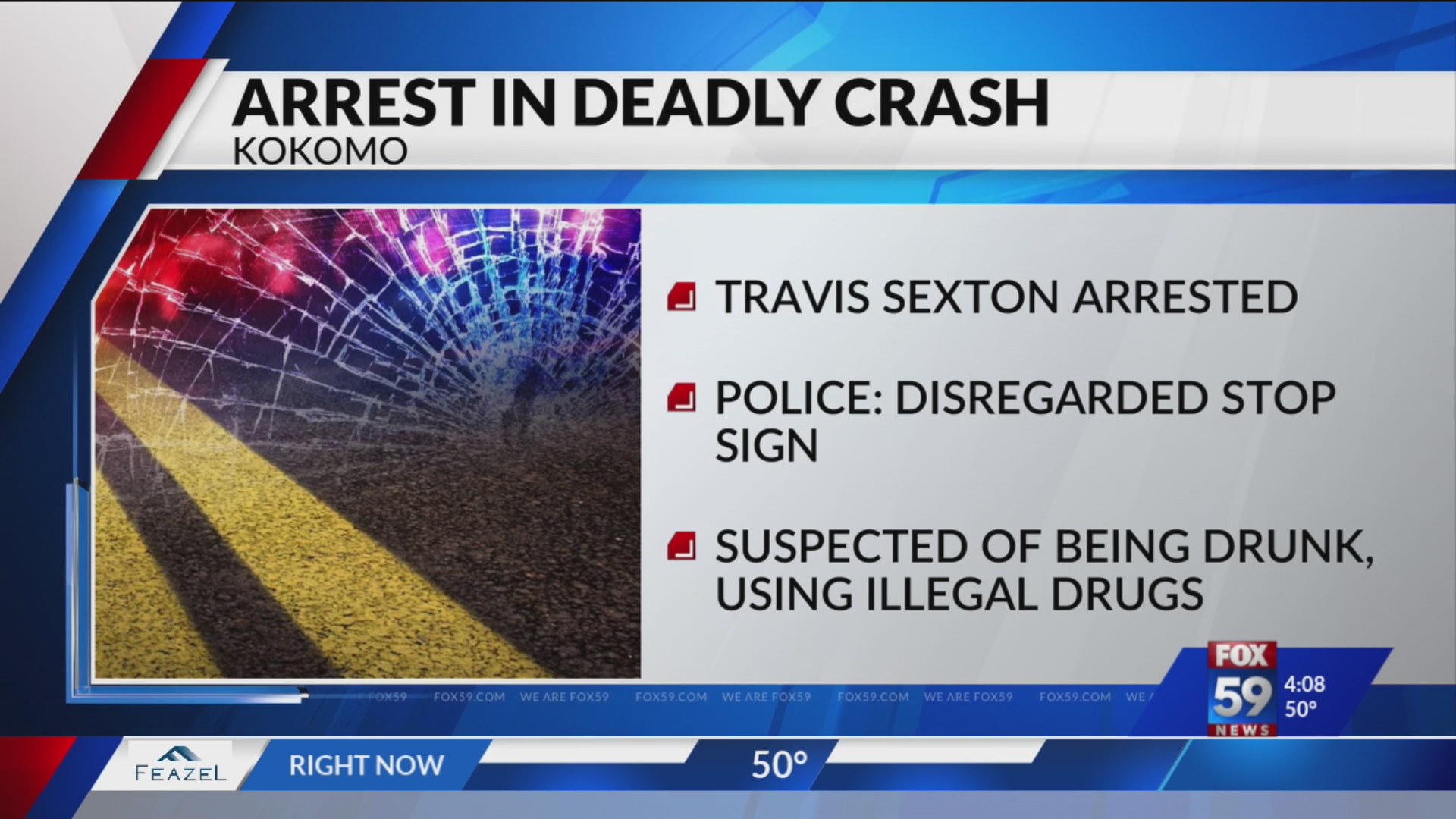 Kokomo woman killed in crash after suspected drunk driver disregards