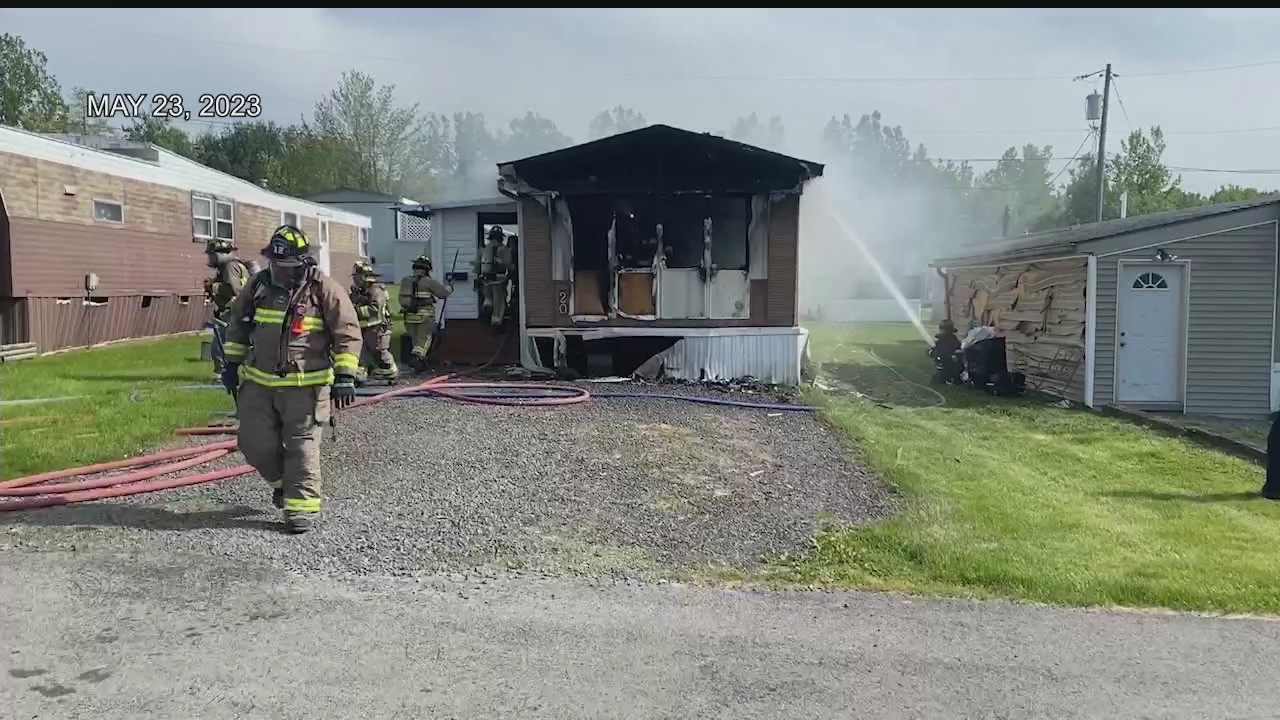 Fire at Bazetta Twp. mobile home park destroys unit – WKBN.com