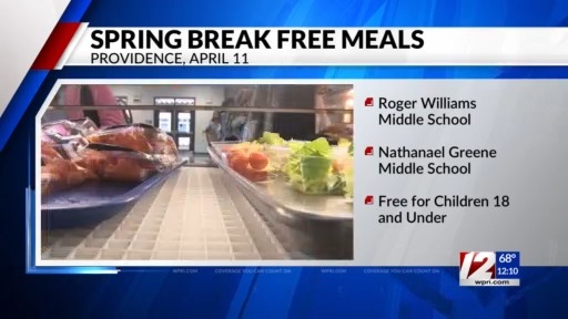 Free meals available for Providence students during Spring Break – WPRI.com