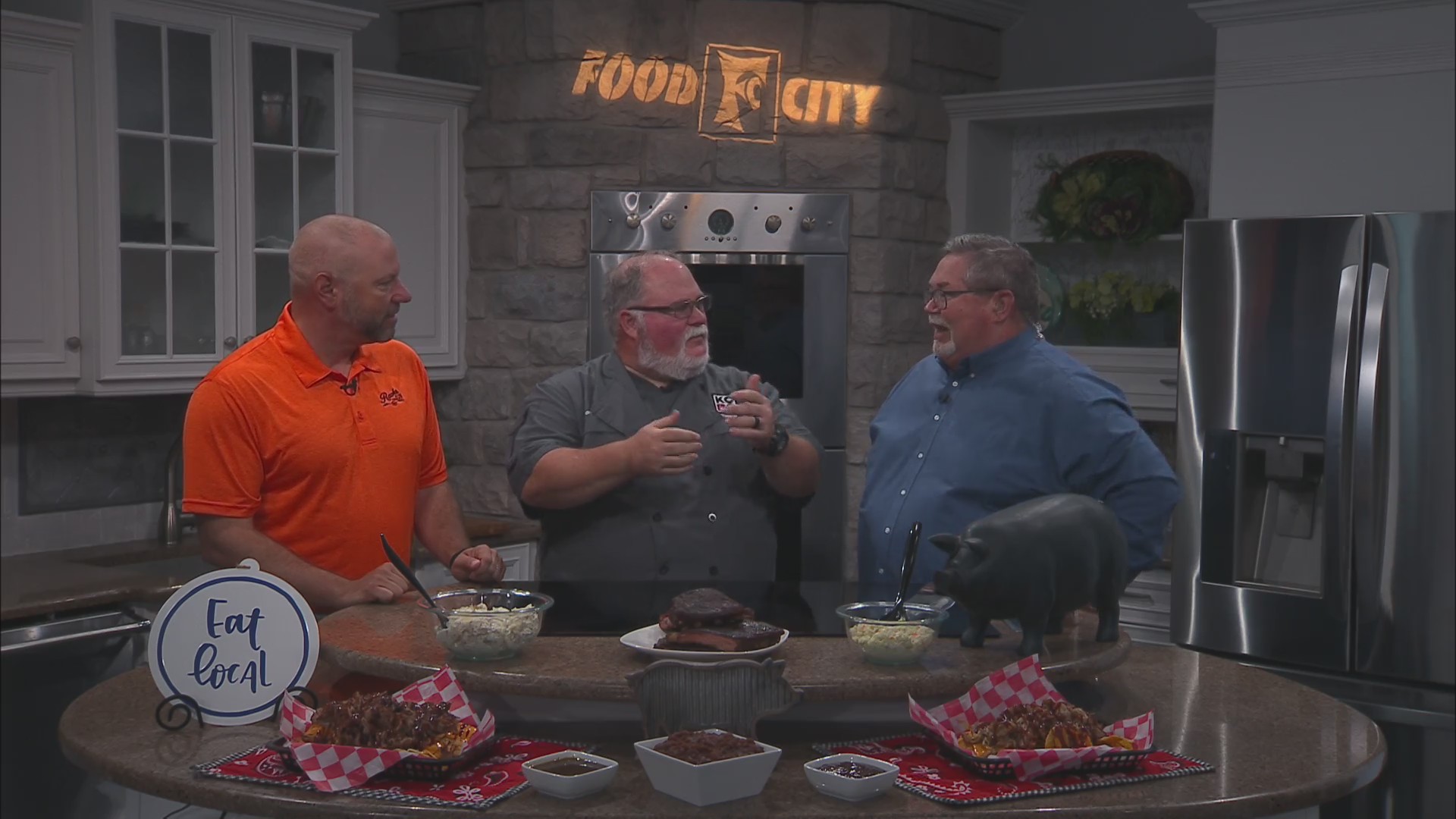 Getting ready for Racks by the Tracks with Bare Bones BBQ & White Claw