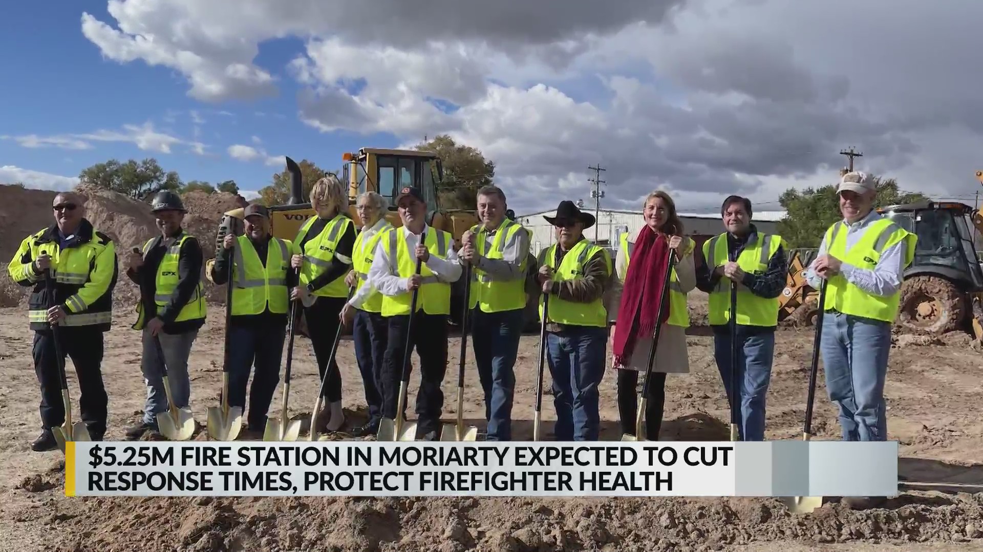 Groundbreaking held for new fire station in Moriarty KRQE NEWS 13