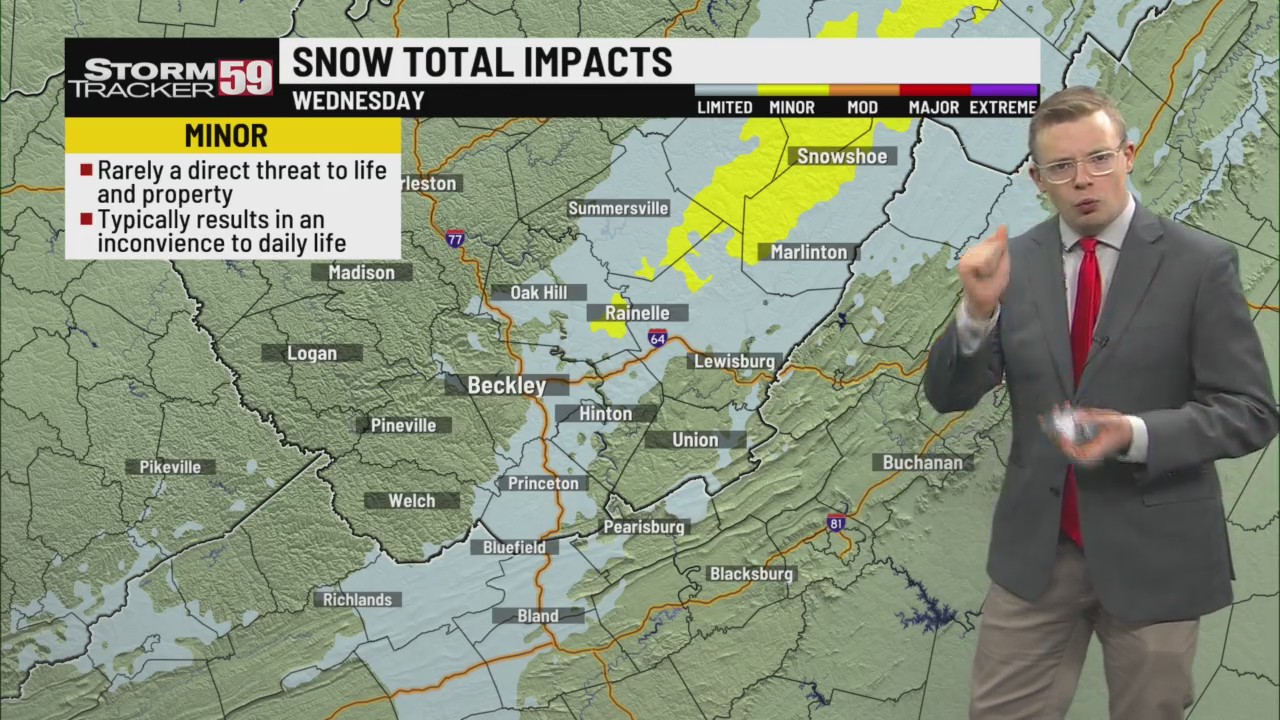 Slick travel ahead midweek as snow showers loom ahead – WVNS