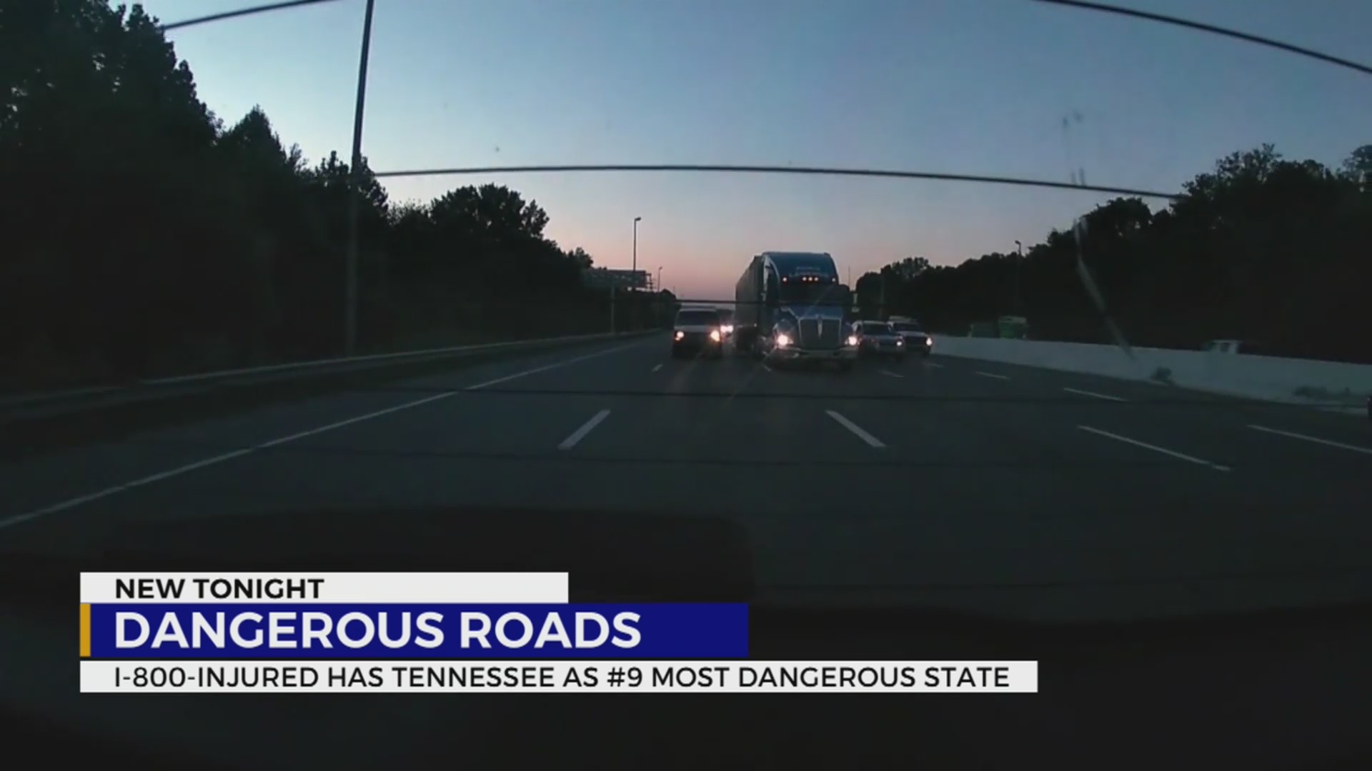 Tennessee on list of most dangerous roads – WKRN News 2