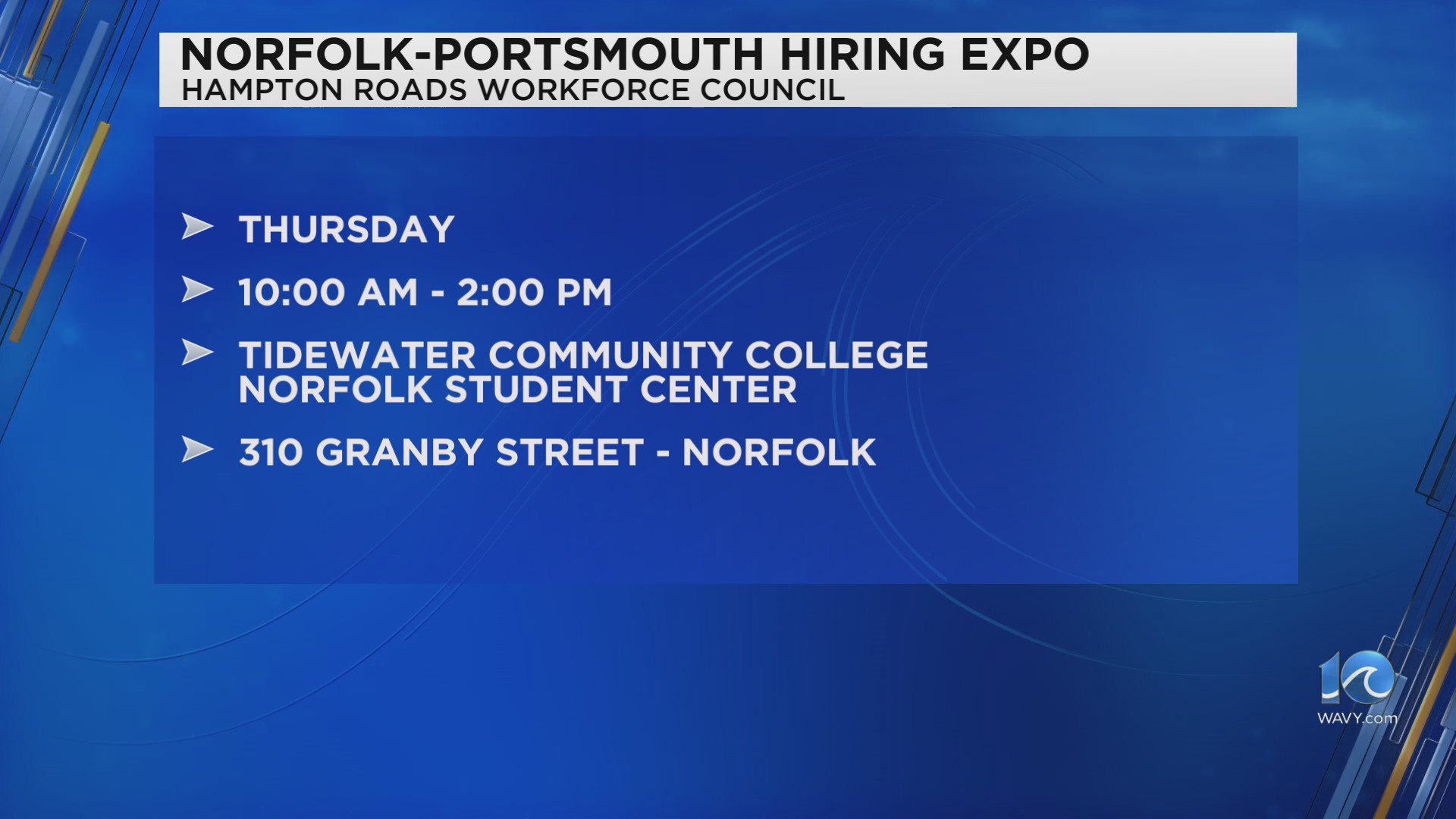 HRWC to hold hiring expo