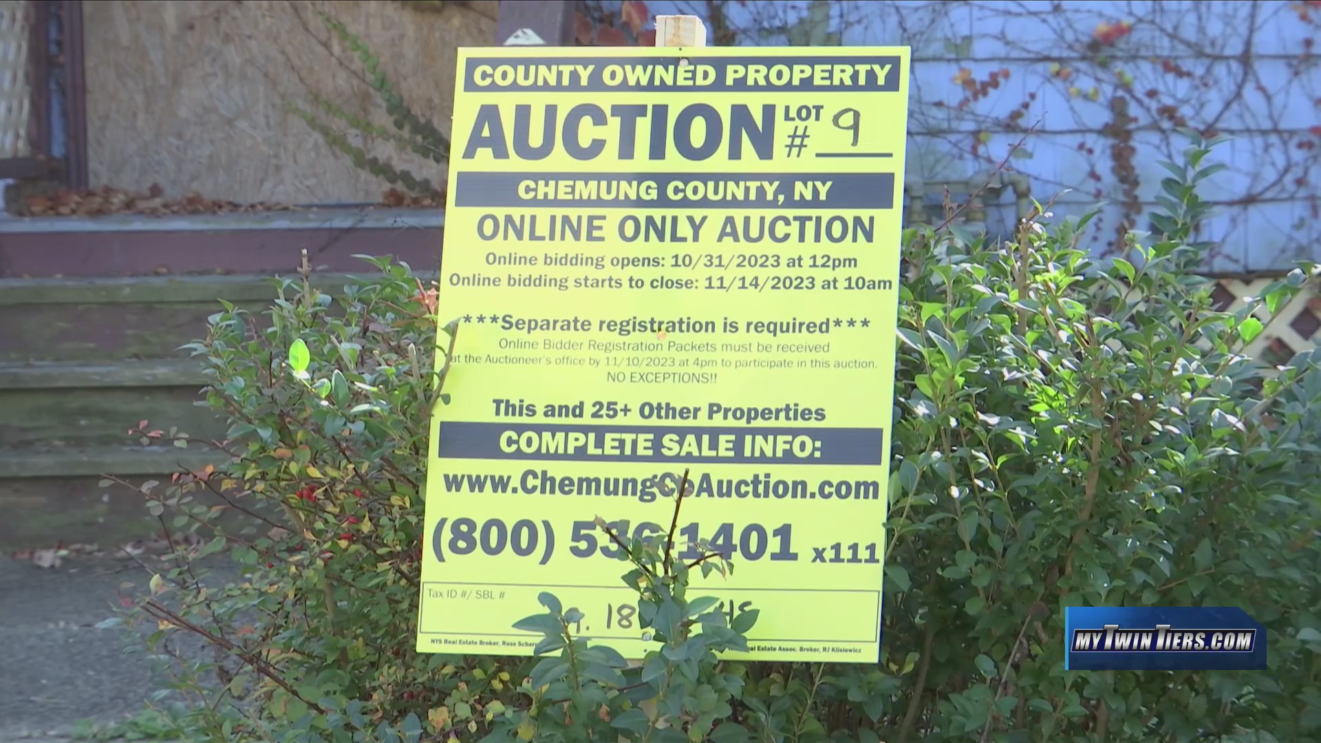 Online bidding for Chemung County owned real estate WETM