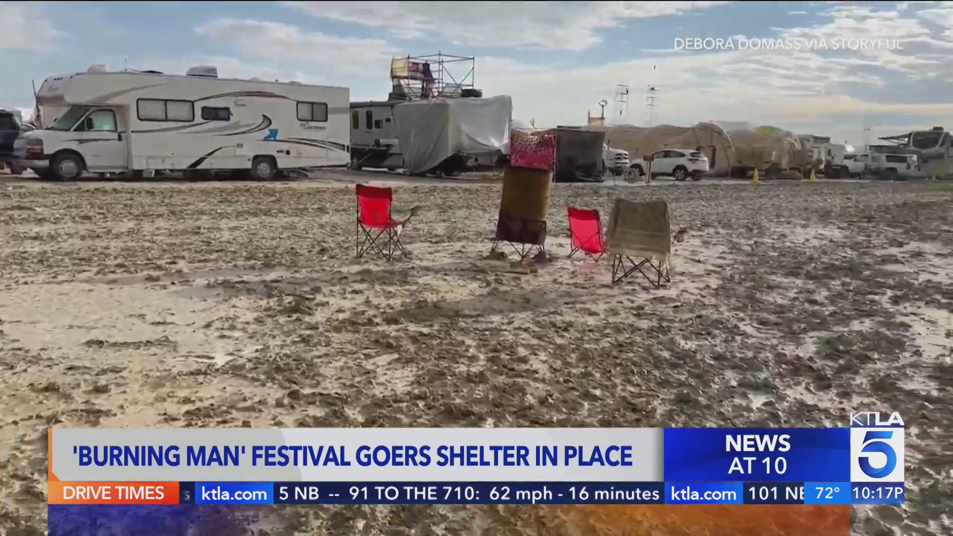 Thousands told to shelter in place at Burning Man fest in Nevada with