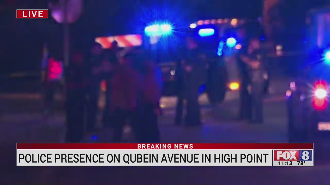 Large police presence in High Point on Qubein Avenue – FOX8 WGHP