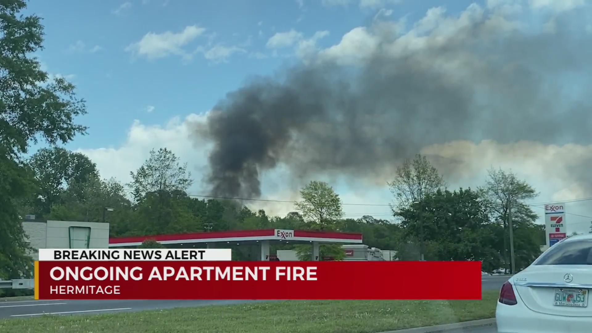 Crews fighting fire at Hermitage apartment complex – WKRN News 2