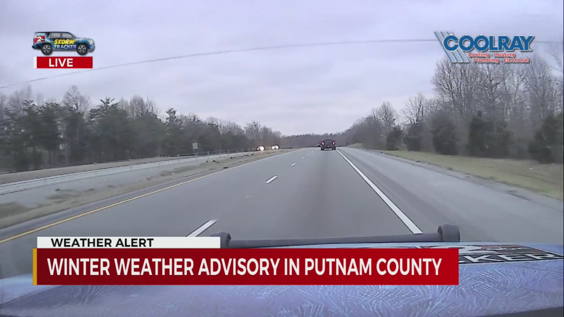 Winter Weather Advisory in Putnam County WKRN News 2