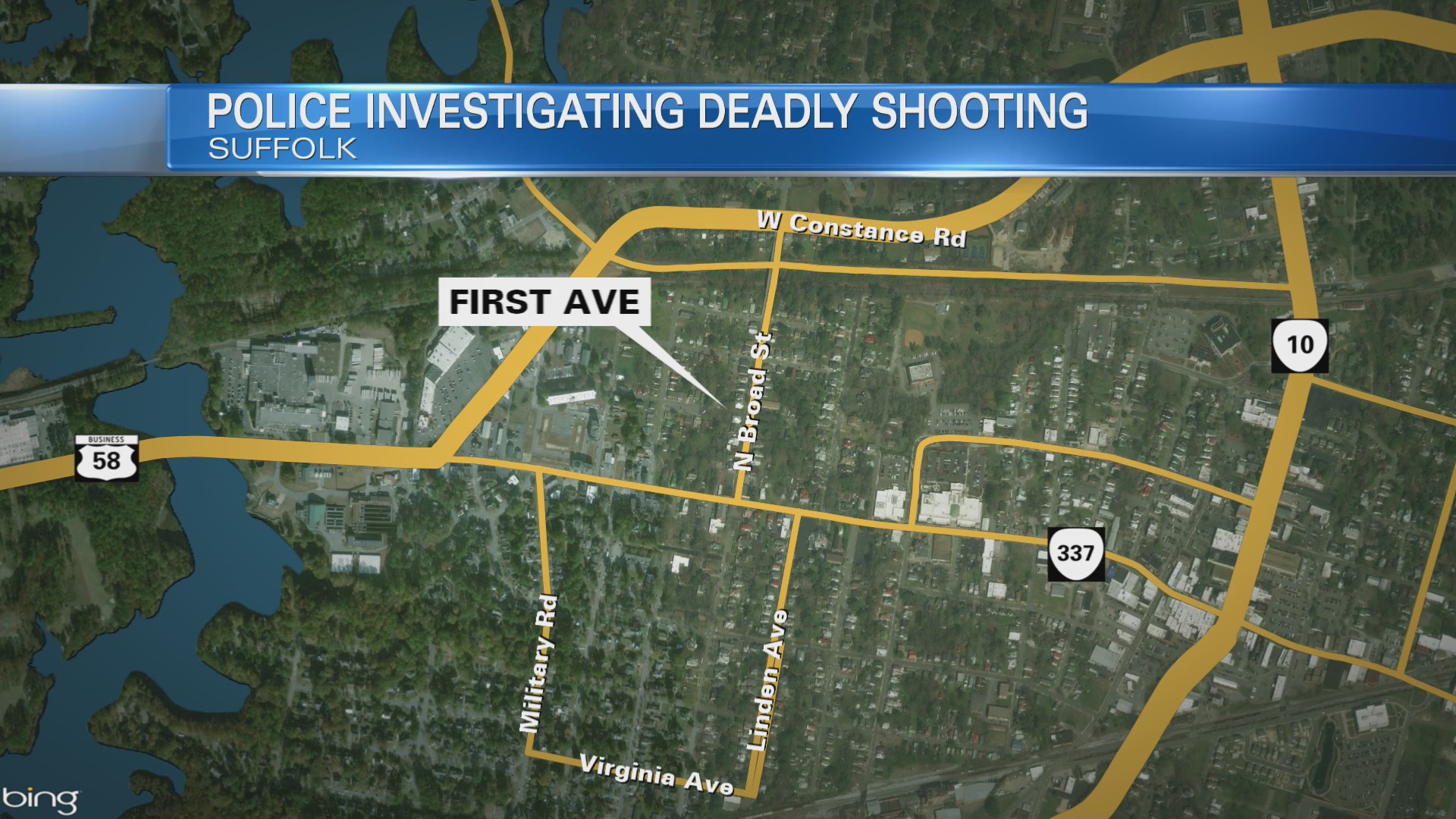 Man found dead following shooting on First Ave in Suffolk – WAVY.com