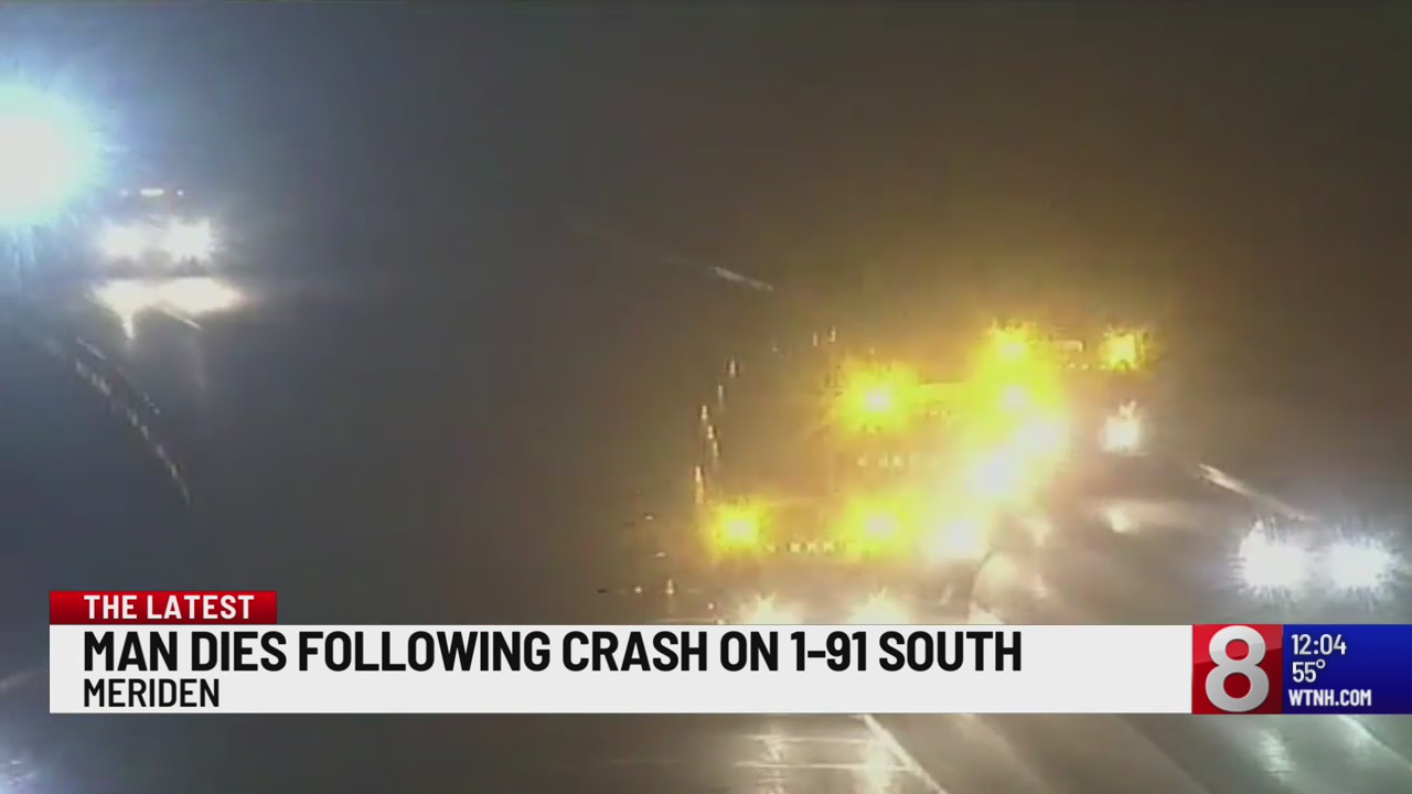 Man dies after rollover crash on I-91 South in Meriden – WTNH.com