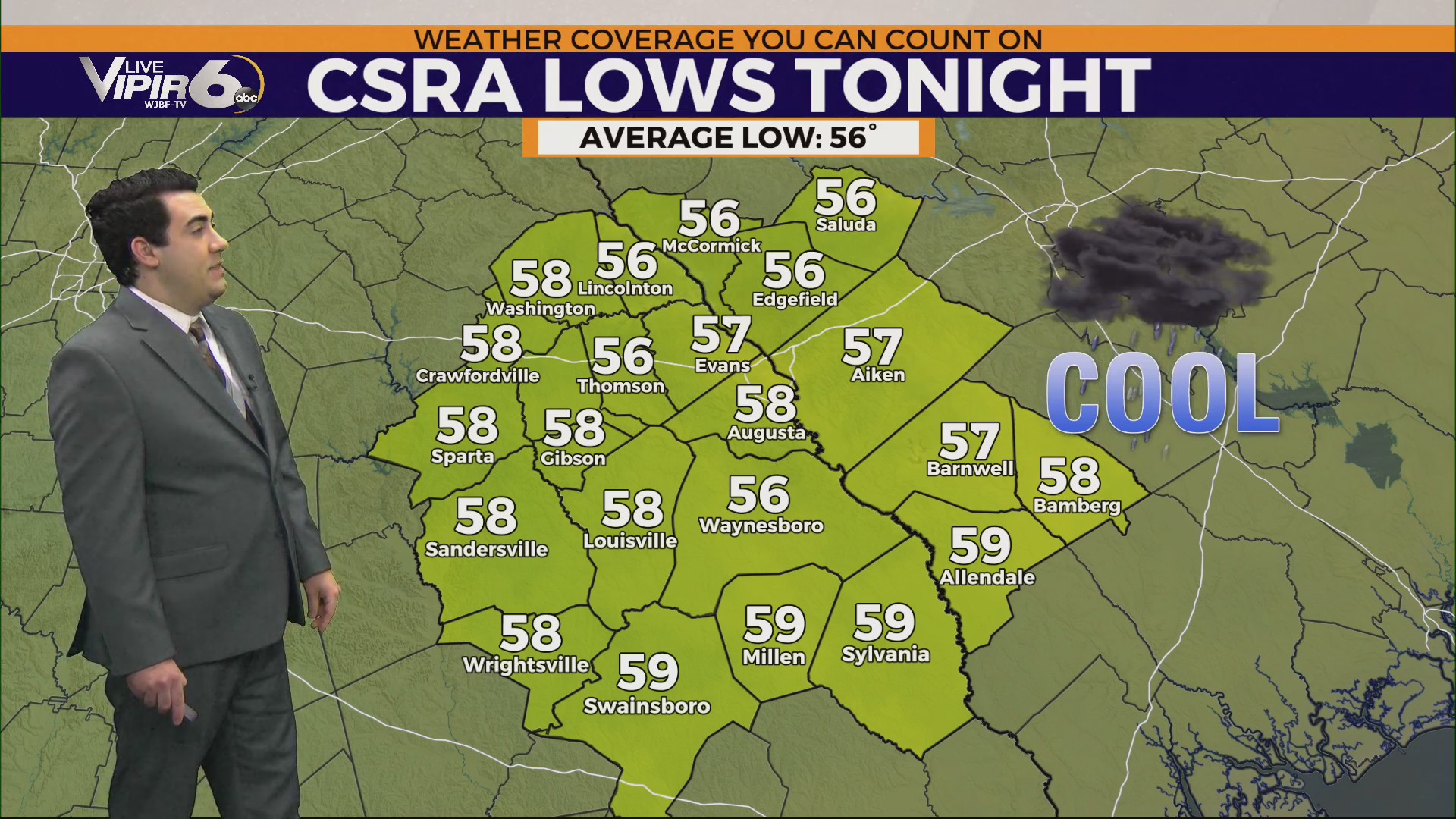 Gulf low to deliver beneficial rain starting Wednesday evening – WJBF