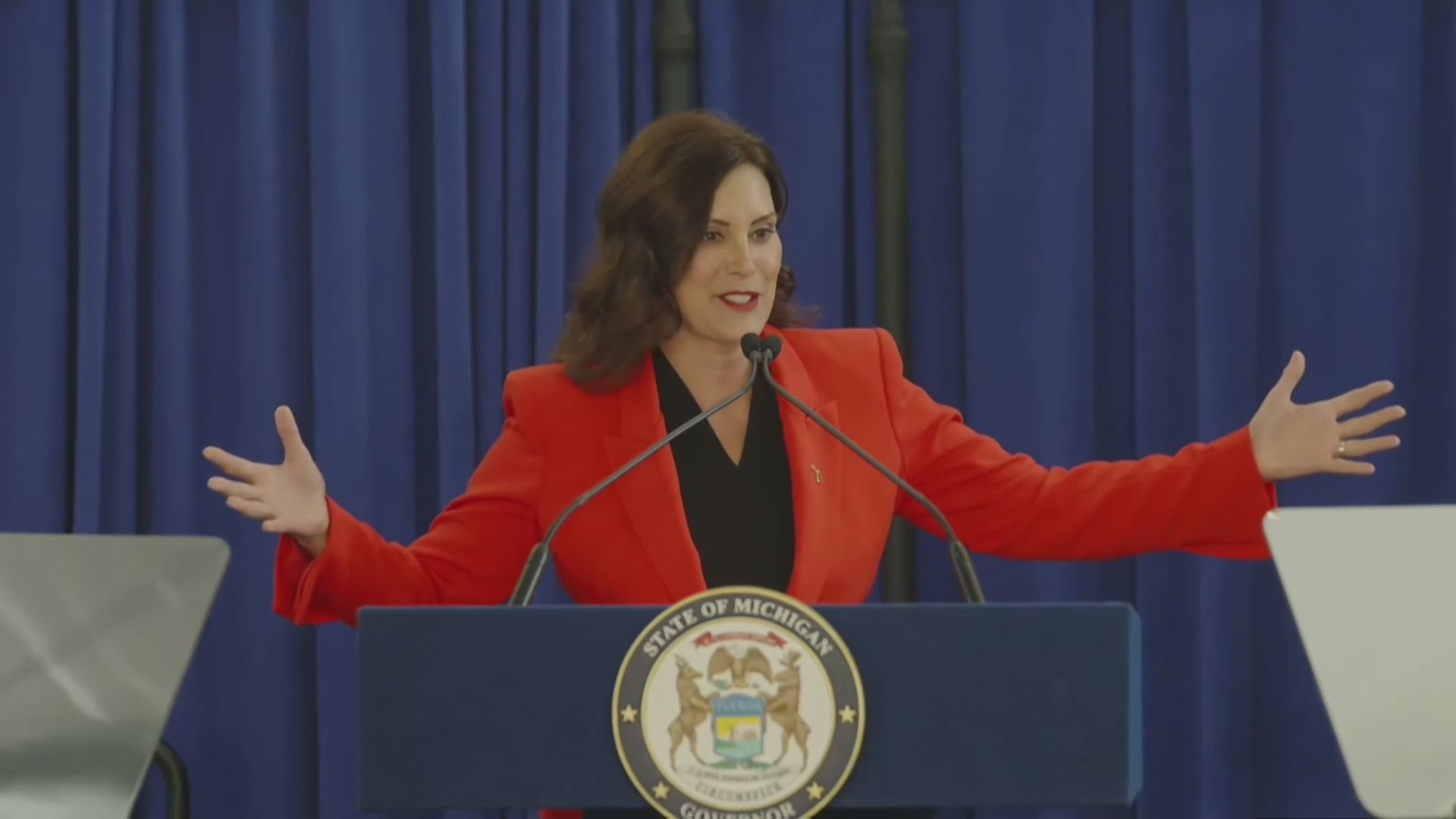 Michigan Gov Gretchen Whitmer Outlines Remaining 2023 Priorities In Democrat Controlled State Michigan Gov Gretchen Whitmer Outlines Remaining 2023 Priorities In Democrat Controlled State