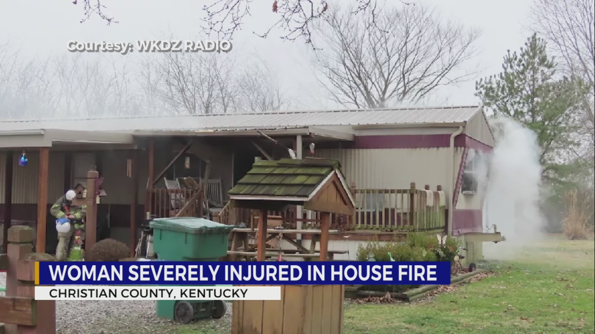 Woman severely injured in Christian County house fire – WKRN News 2