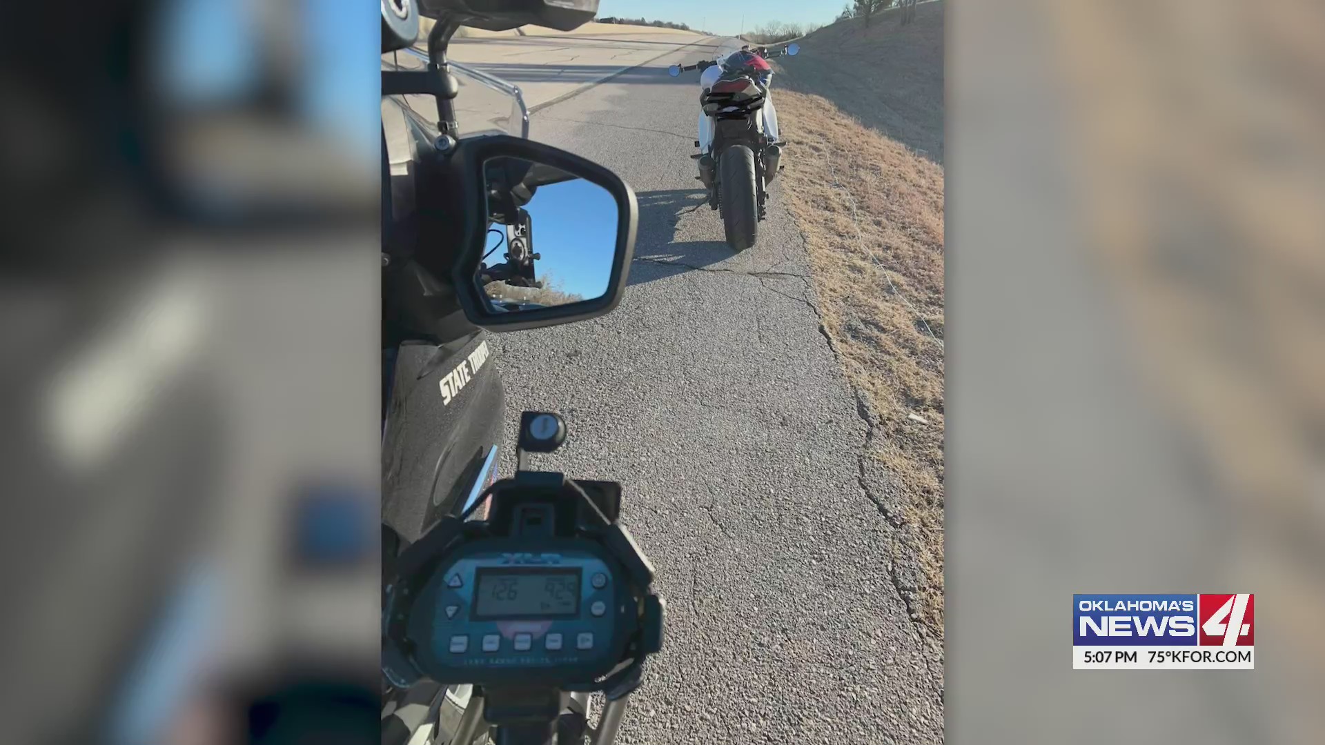 Motorcyclist caught speeding twice in one day by OHP troopers – KFOR ...