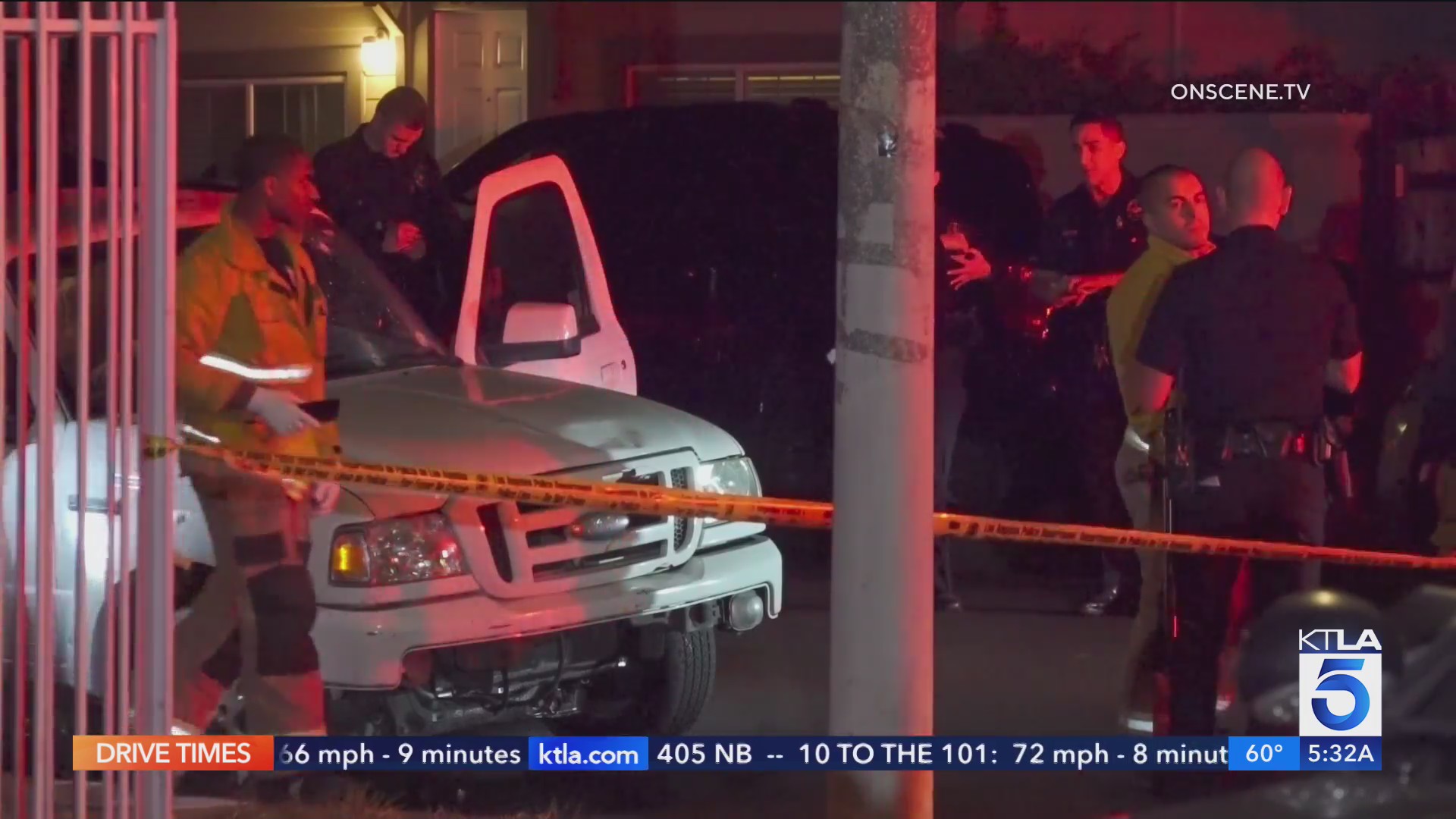 Man shot to death in pickup truck in University Park – KTLA