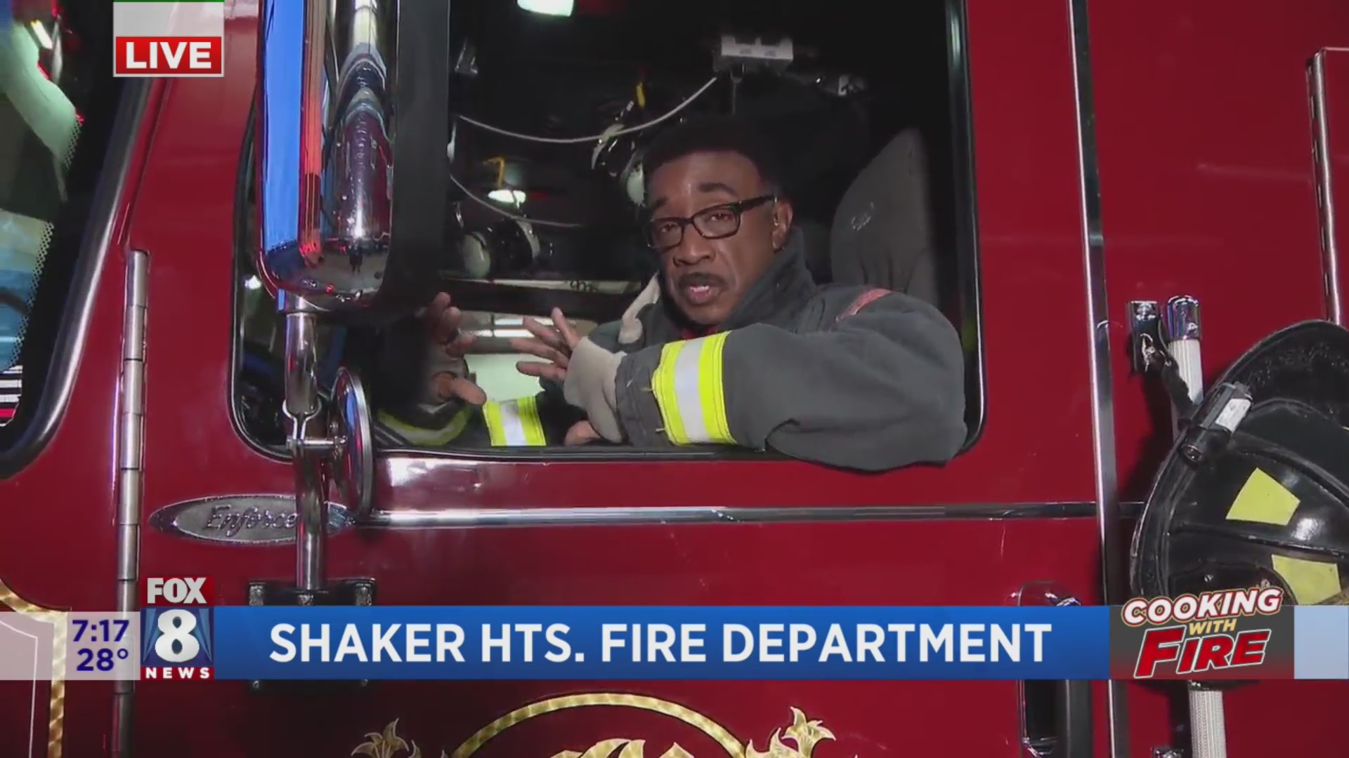 Cooking with Fire Shaker Heights Fire Department Fox 8 Cleveland WJW