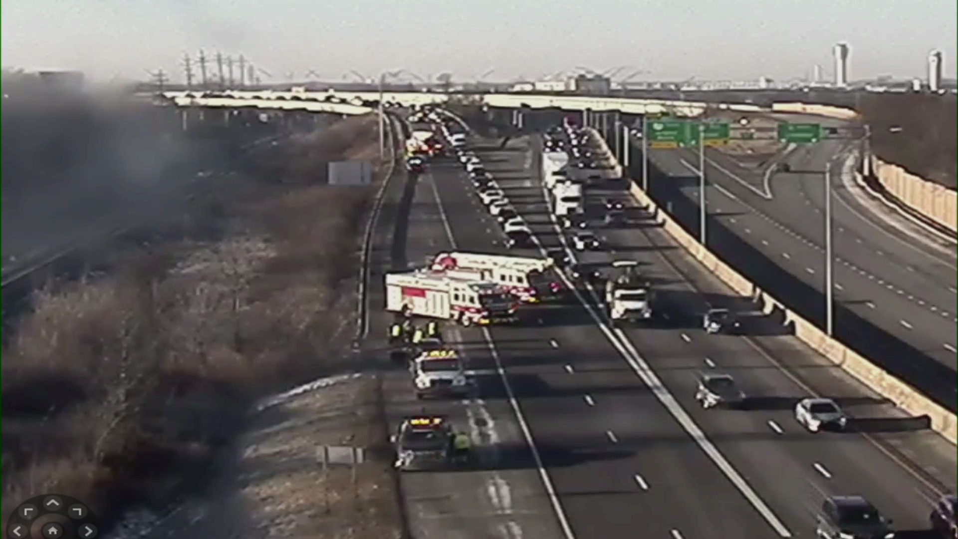 Car flips on I-71 past I-480, ramp closed – Fox 8 Cleveland WJW