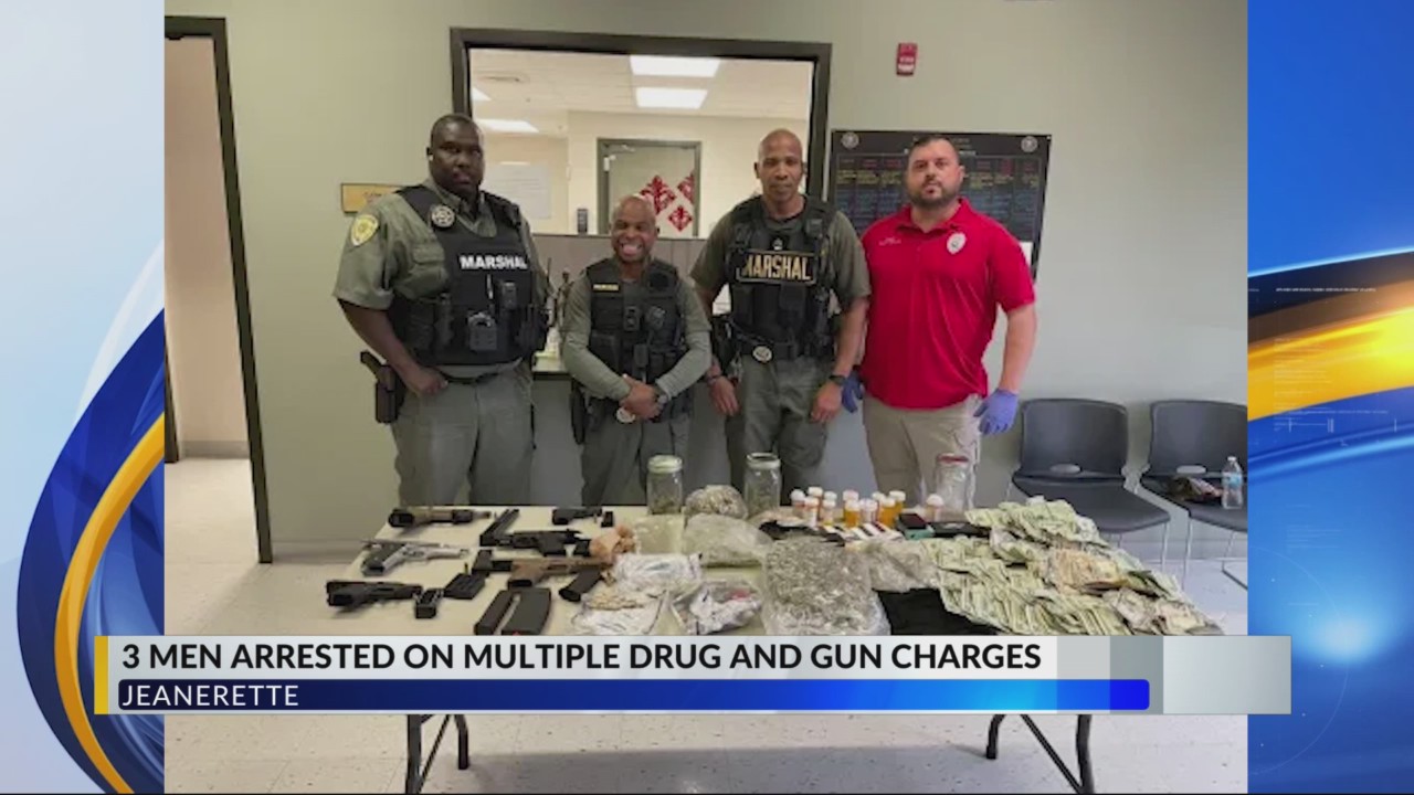 3 men arrested on drug and gun charges – KLFY.com