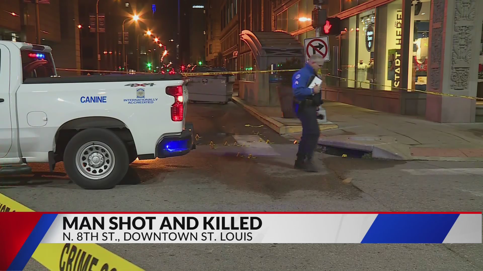 Man shot and killed in downtown St. Louis Tuesday night – FOX 2