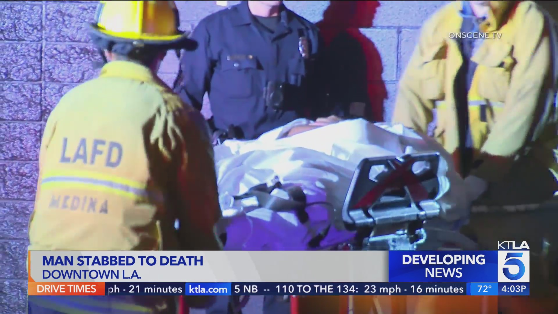 Man stabbed to death in downtown L.A. – KTLA