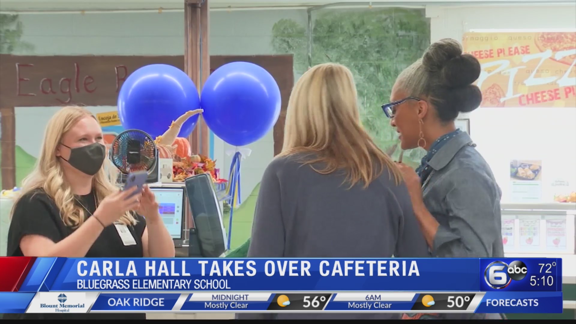 Carla Hall takes over Blue Grass Elementary’s cafeteria WATE 6 On
