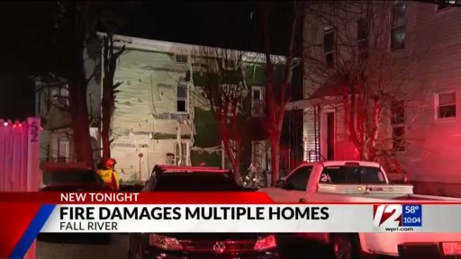 Flames engulf garage in Fall River; crews able to knock down fire ...