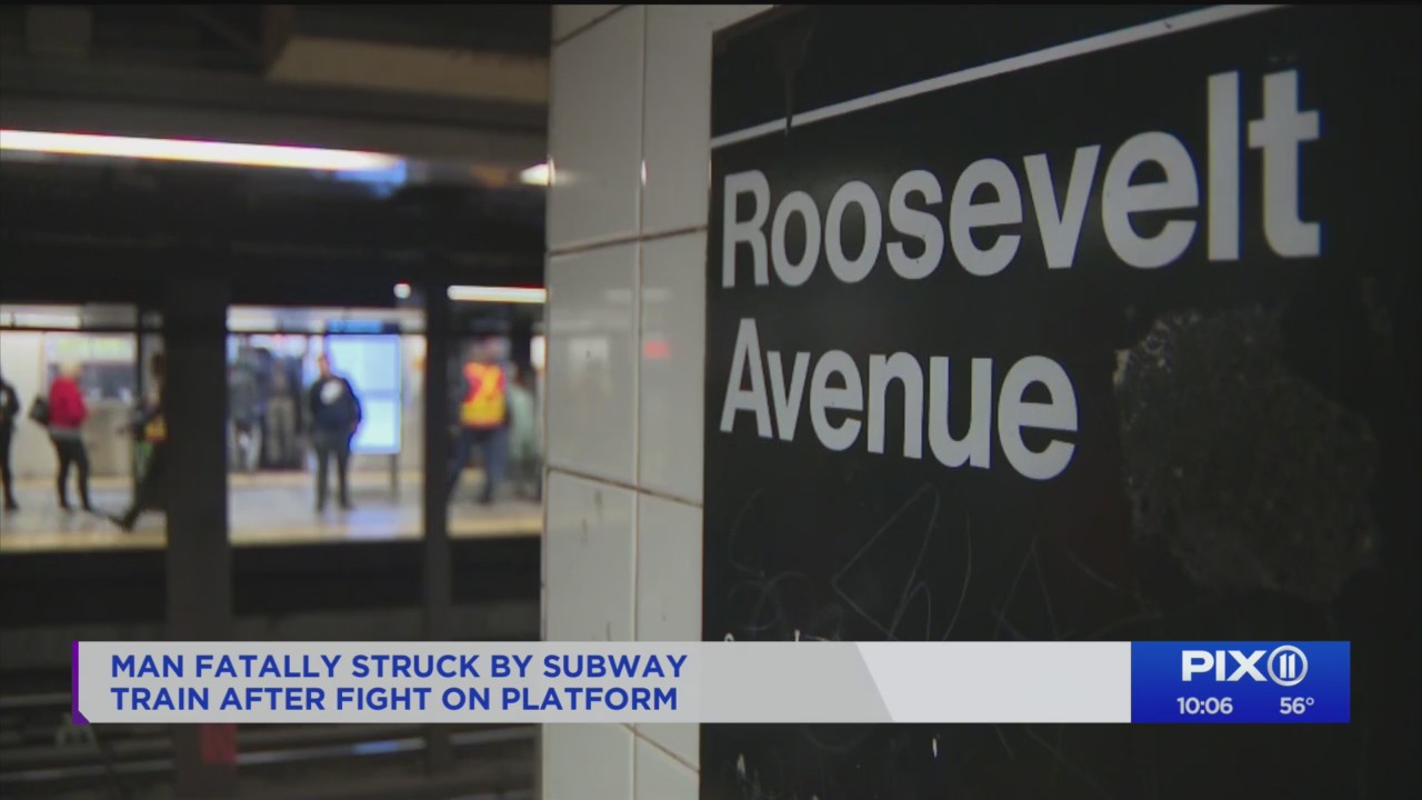 Man hit and killed by subway train in Queens after fight, police say ...