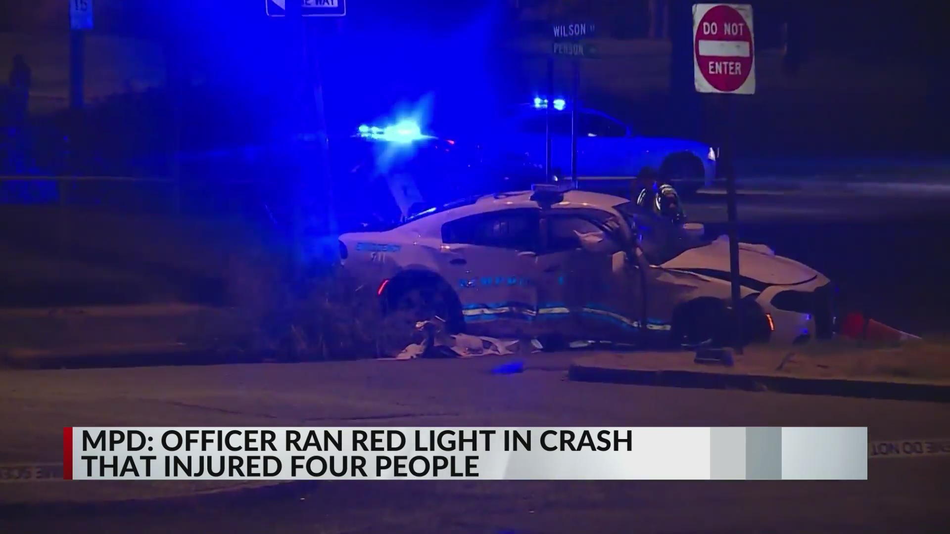 MPD officer cited in overnight red light crash that left 3 injured ...