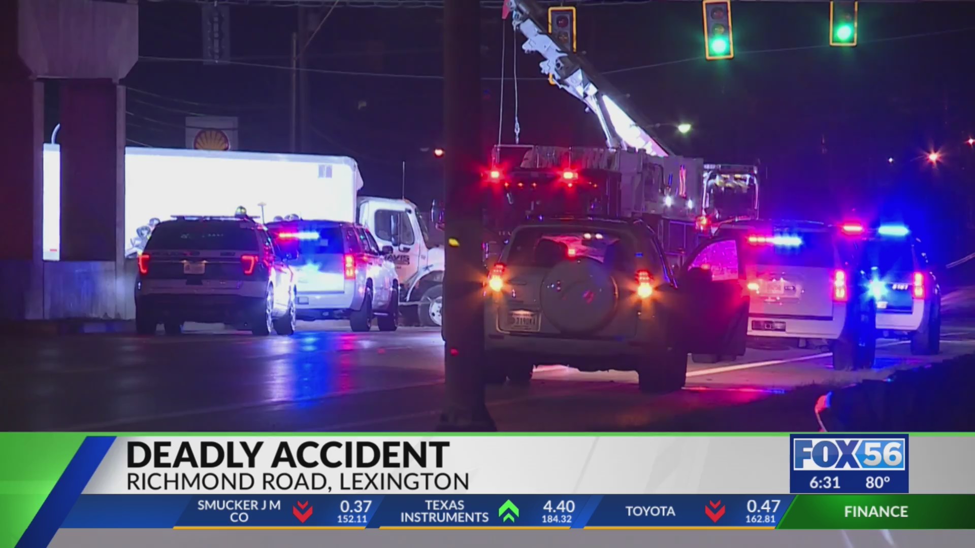 Richmond Road closes following deadly crash, victim identified FOX 56(00)