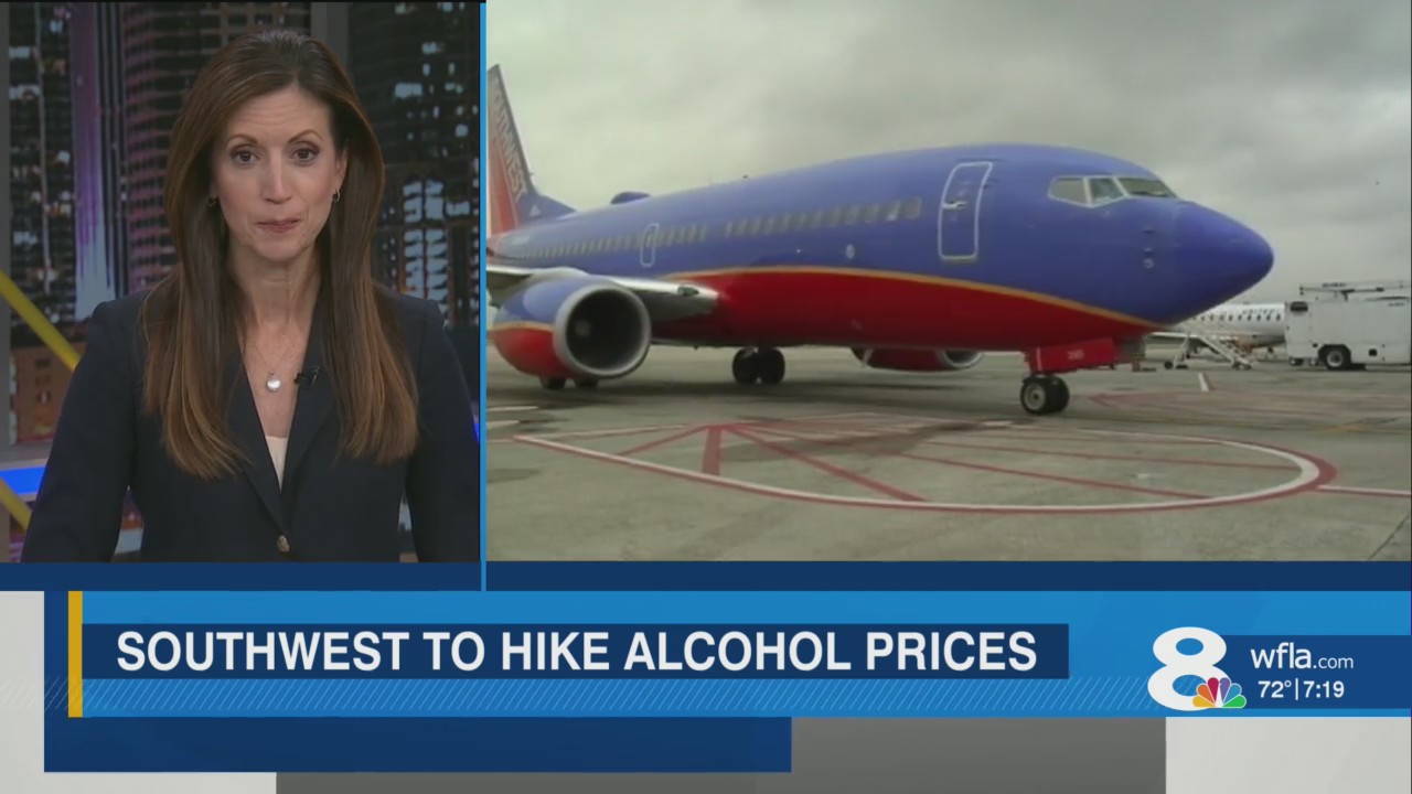 Southwest to hike alcohol prices WFLA
