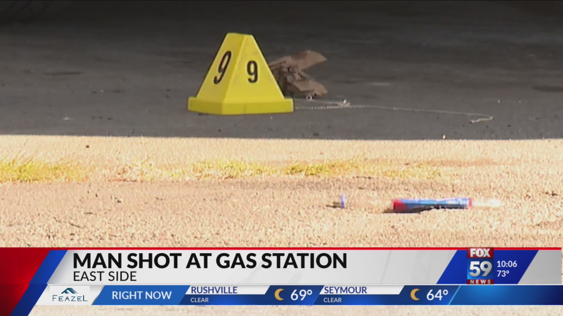 Man wounded at gas station on Indy’s east side – Fox 59